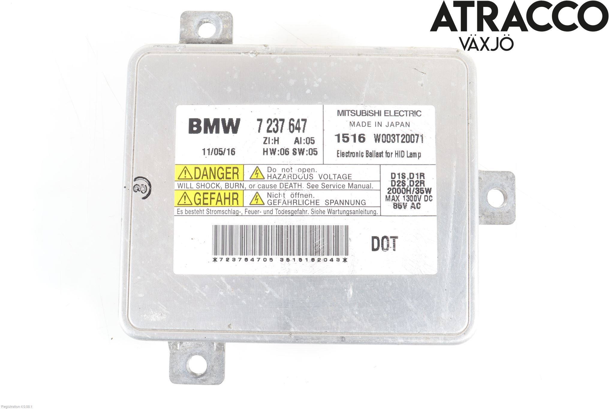 BMW 5 F10/F11/F18 09-17 Styreenhet Xenon