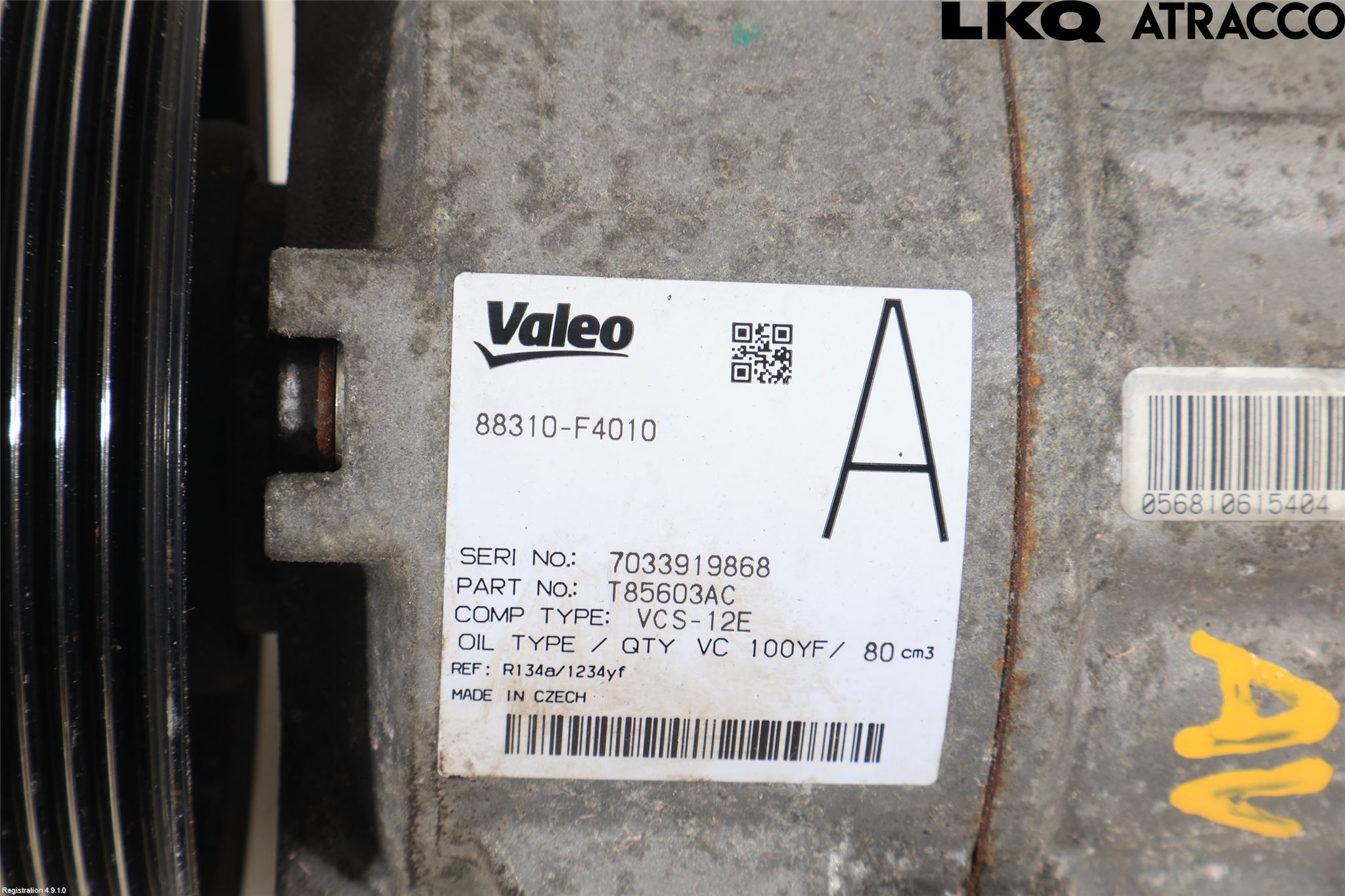 Toyota C-HR 16-23 Varme Ac Kompressor