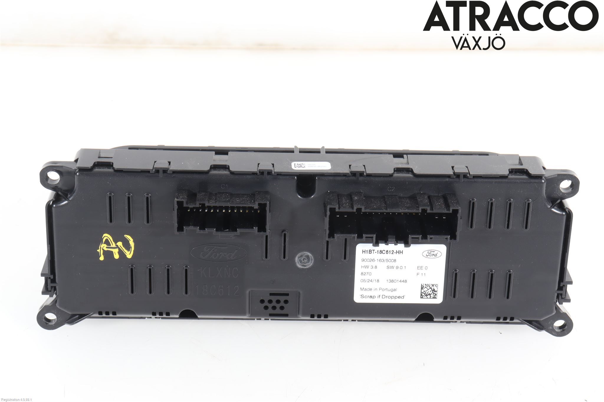 Ford FIESTA (VII) 18-23 Varme Ac Betjening-Display