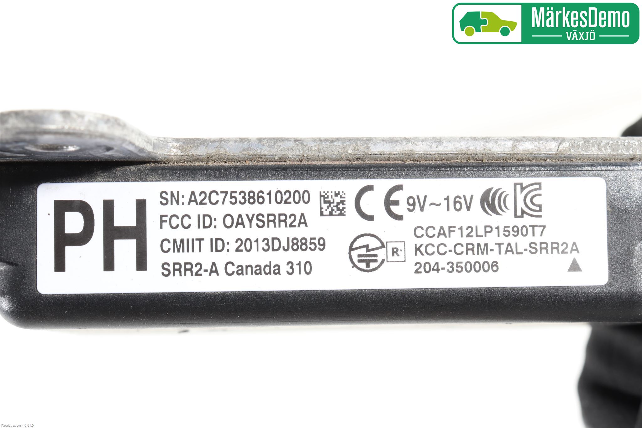 Toyota PRIUS (ZVW50) 16-21 Sensor Kollisjonsbeskyttelse