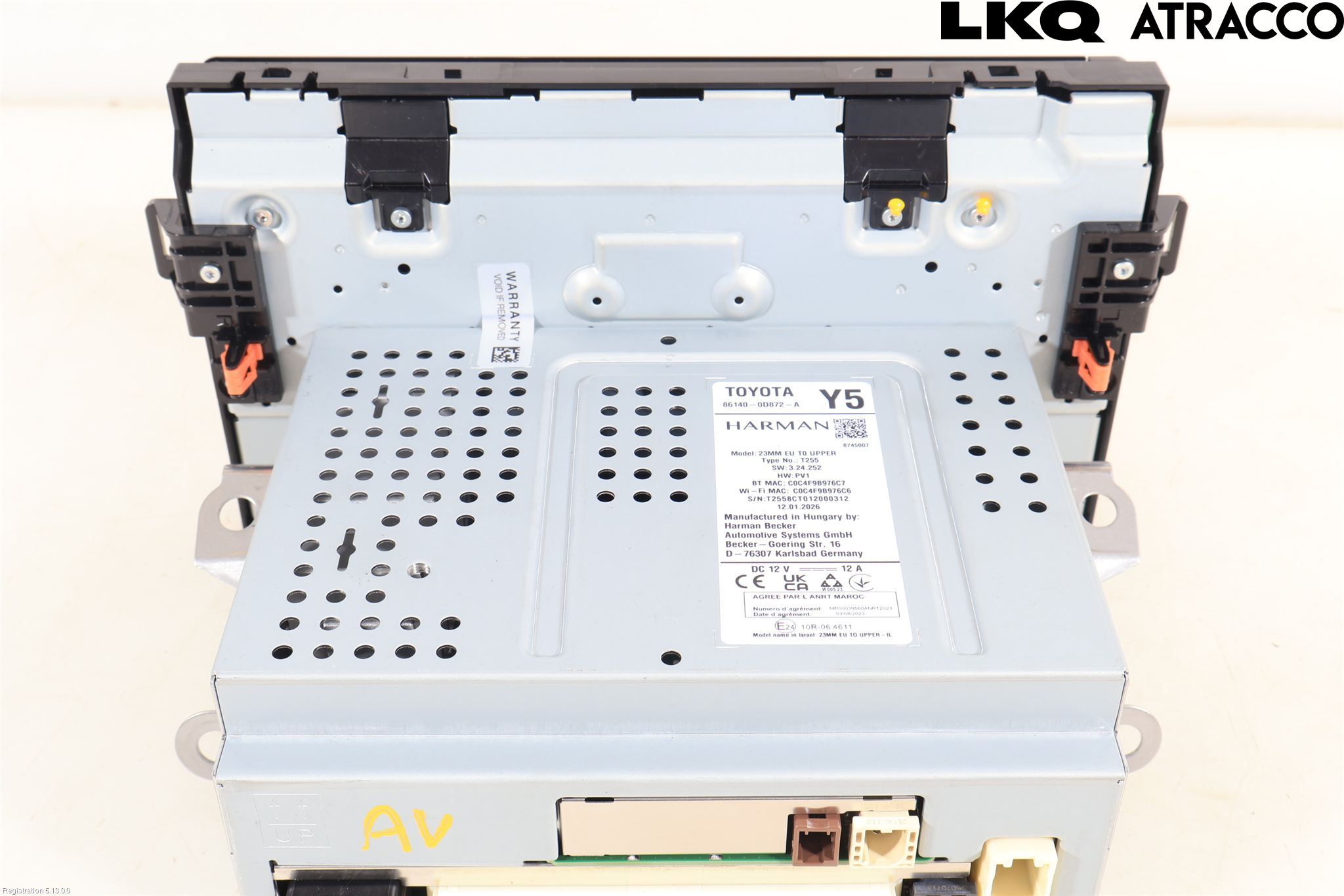 Toyota YARIS XP21 20- Stereo Radio Med Cd