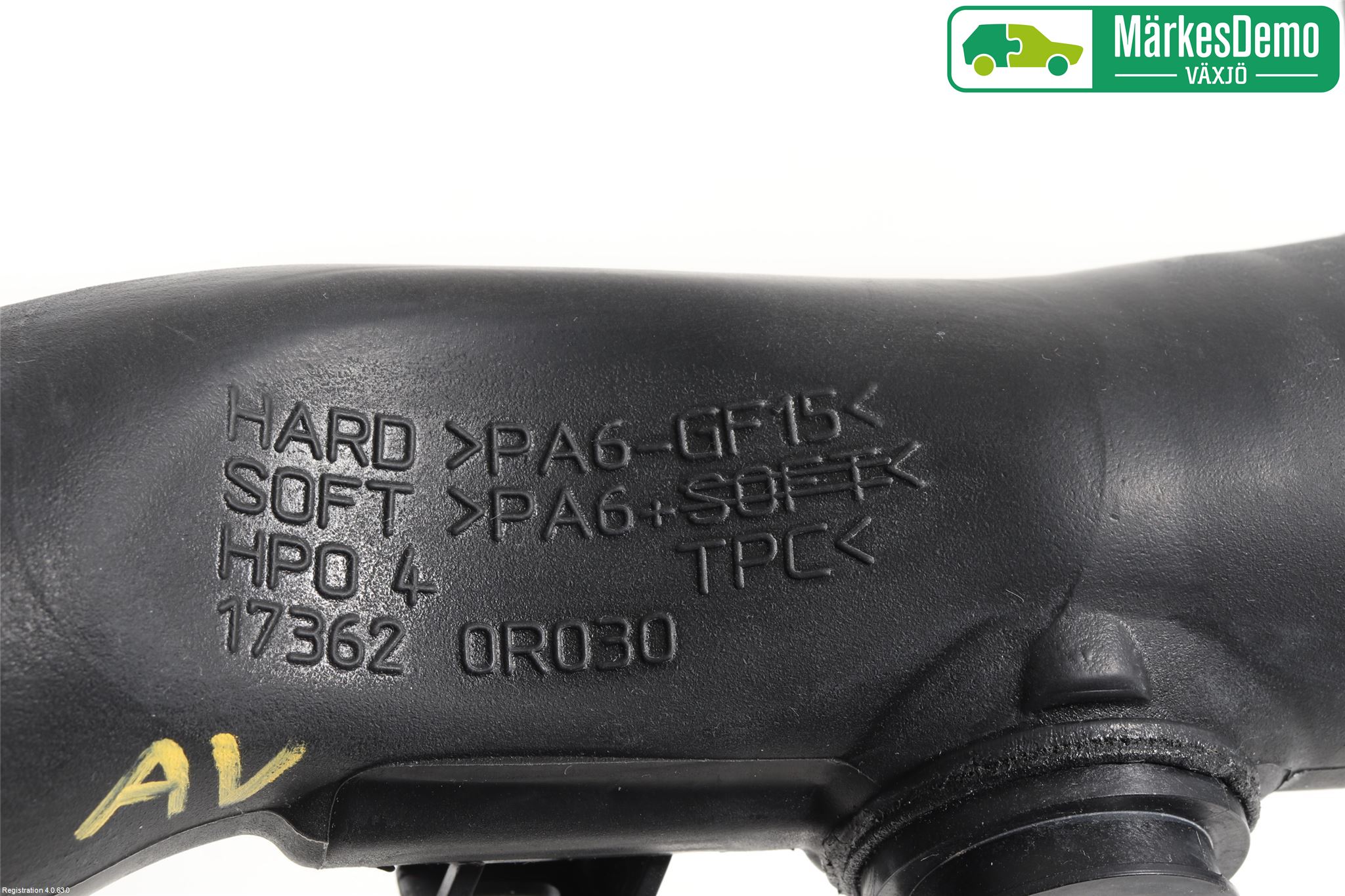 Toyota VERSO 09-18 Intercooler Rør-Slange
