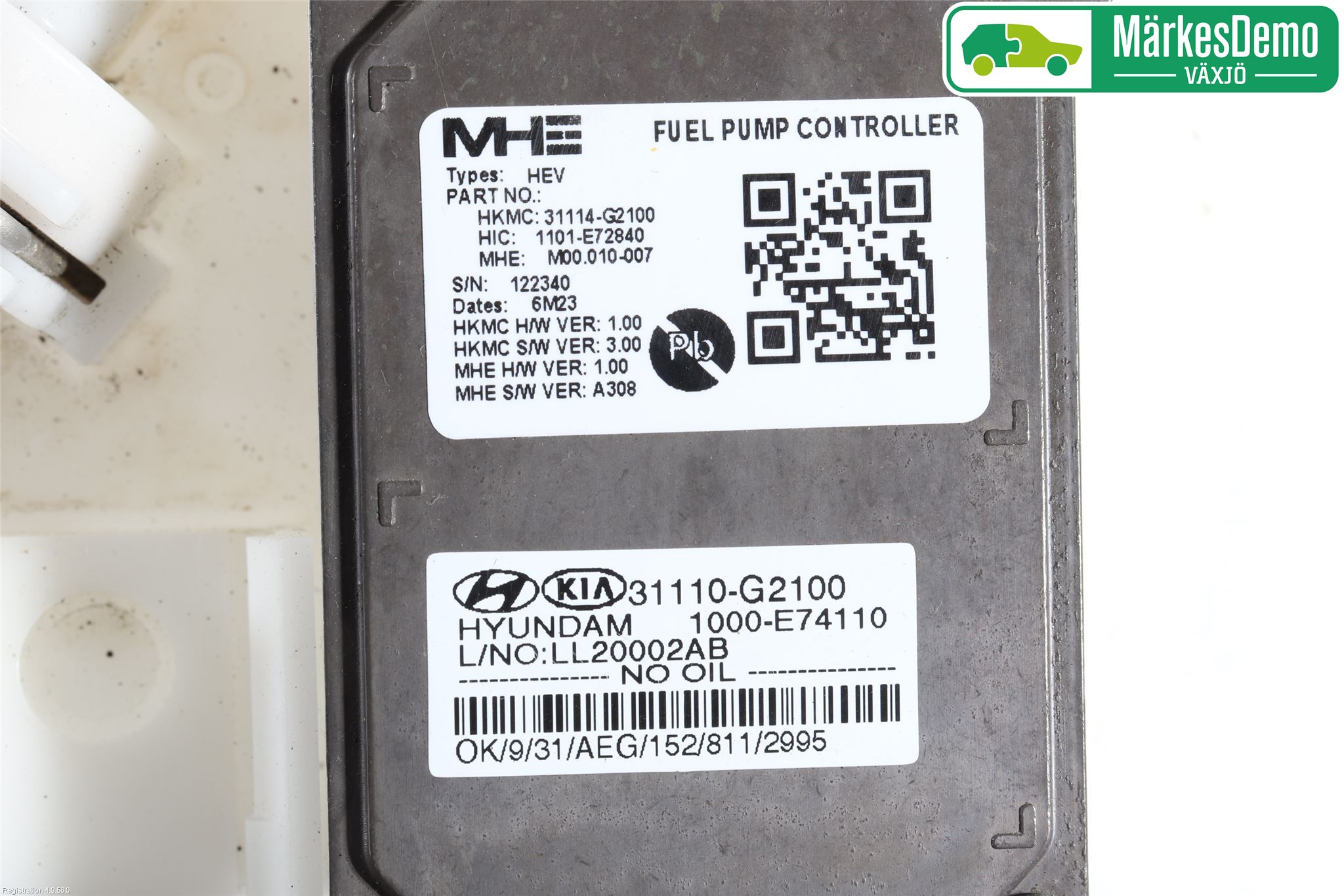 Hyundai IONIQ AE 17-22 Drivstoffpumpe Fødepumpe El