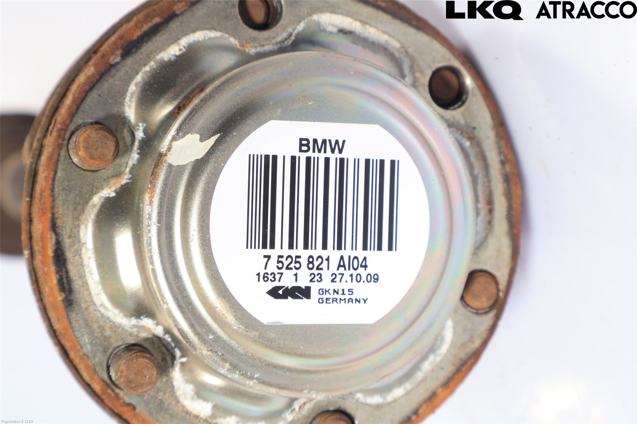 BMW 3 E90/91 SED/TOU 05-12 Drivaksel Bak Kompl Venstre