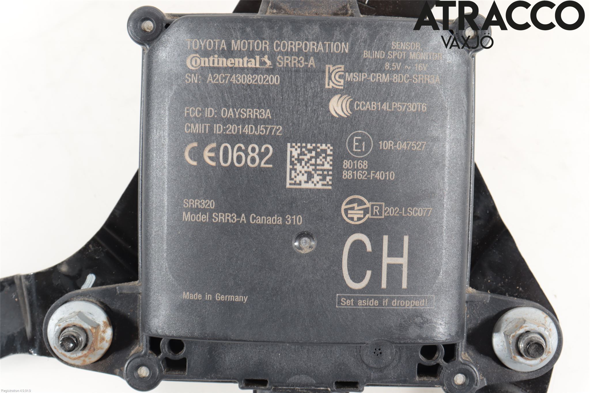 Toyota C-HR 16-23 Sensor Kollisjonsbeskyttelse