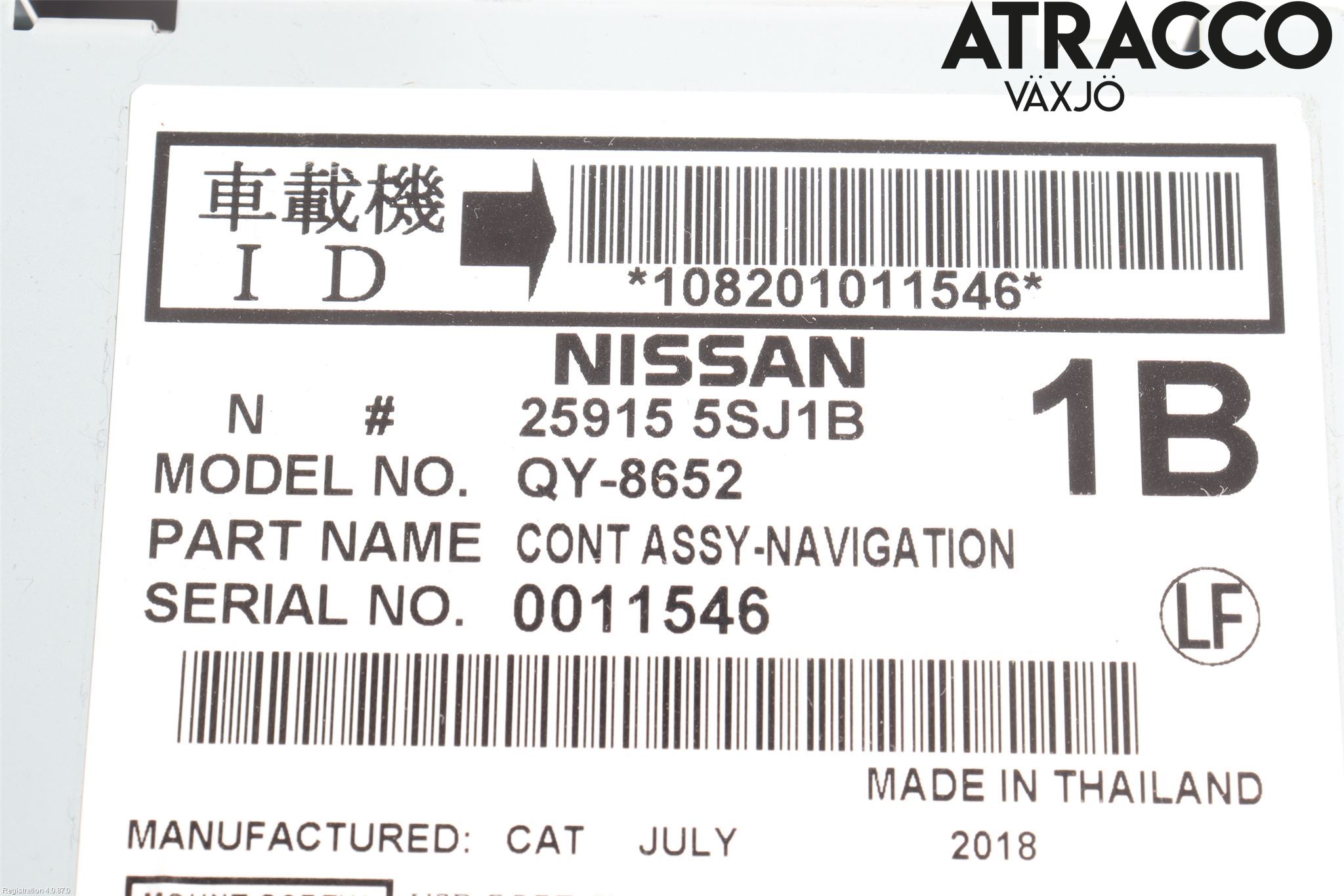 Nissan LEAF 18- Stereo Radio Med Cd