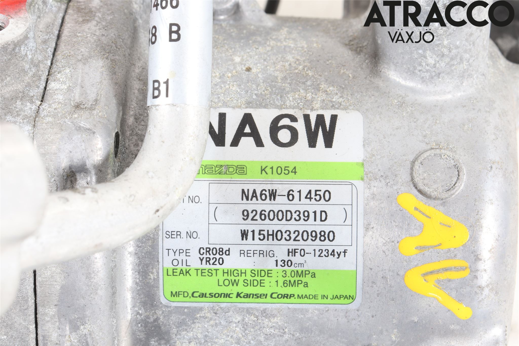 Mazda MX-5 IV (ND/ND2/ND3) MIATA 15- Varme Ac Kompressor