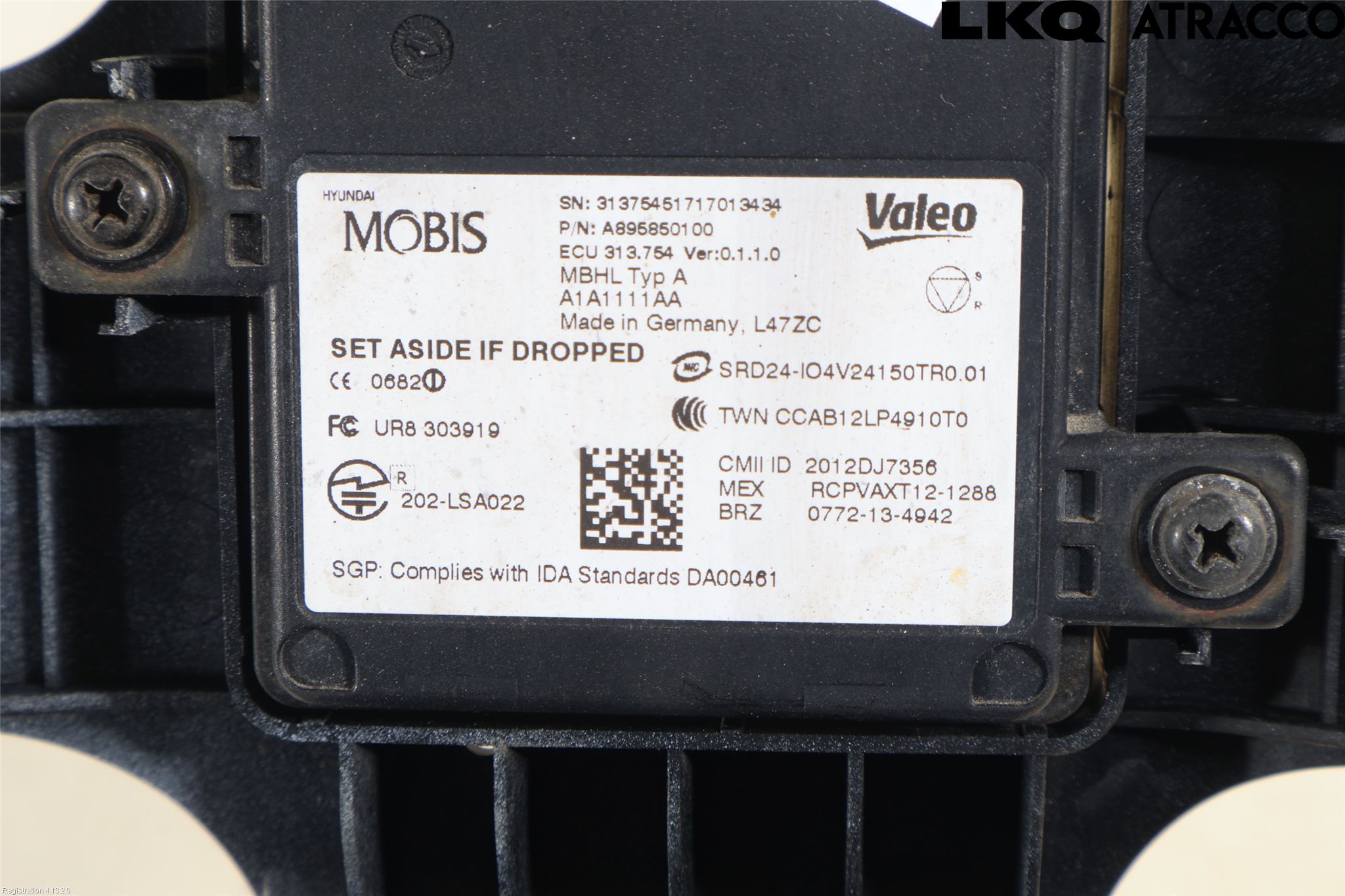 Kia OPTIMA 16-20 Sensor Kollisjonsbeskyttelse