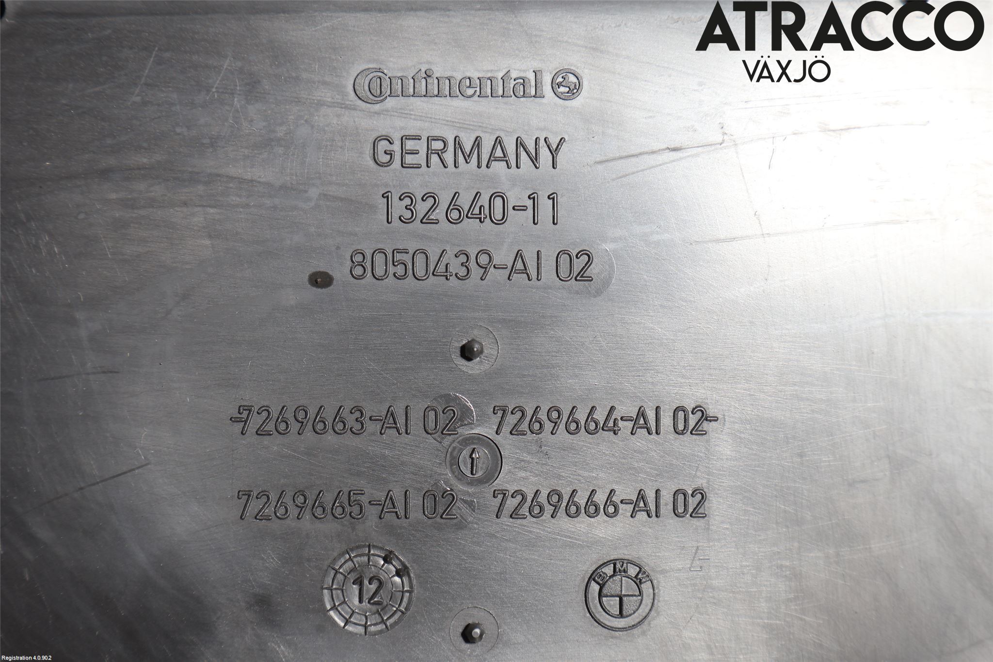 BMW 5 F10/F11/F18 09-17 Spylerbeholder Frontrute-Lykte