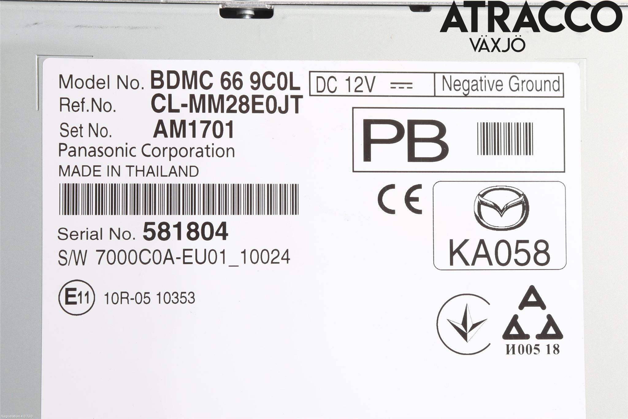 Mazda 3 IV 19- Stereo Radio Med Cd