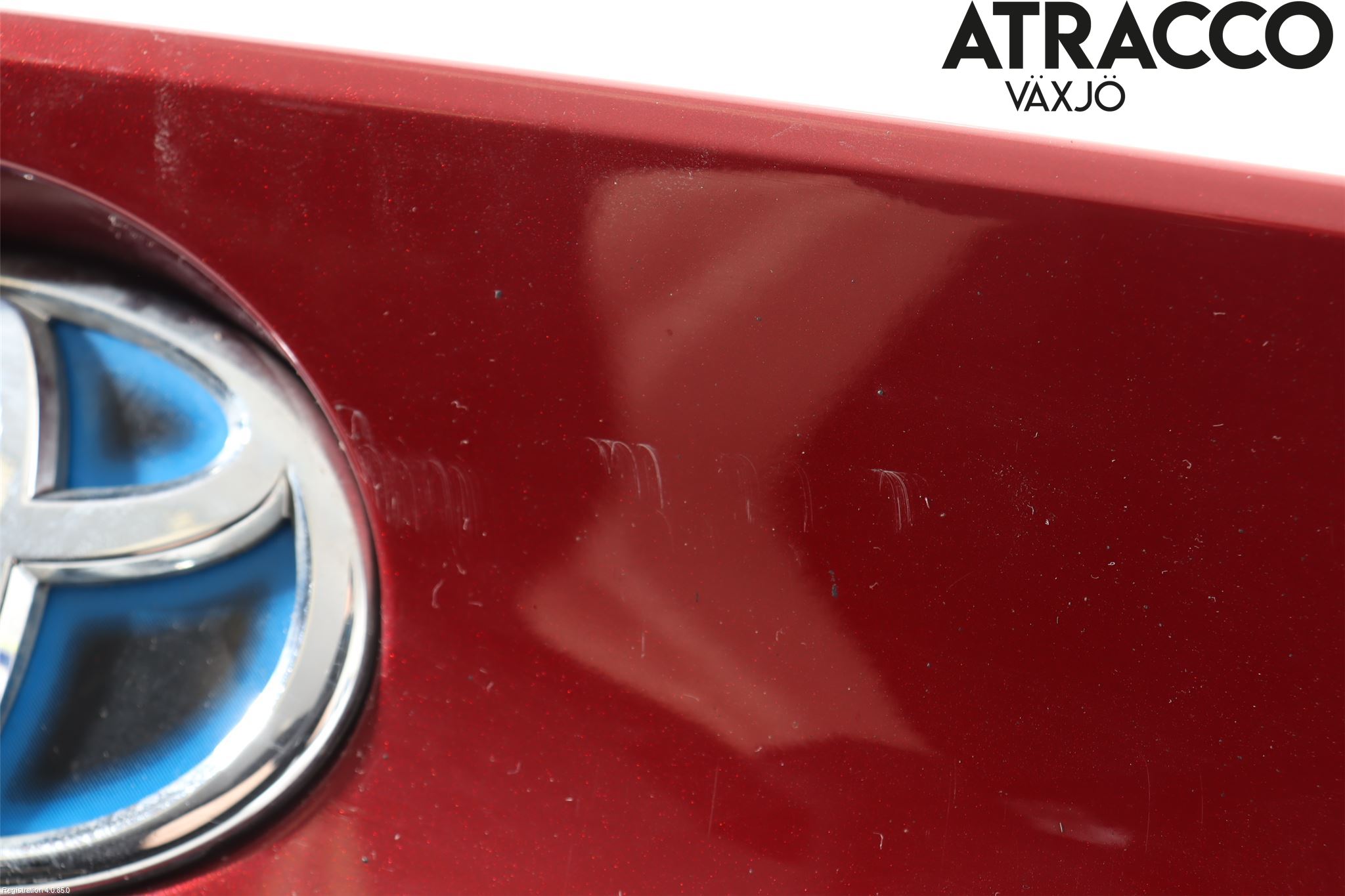 Toyota C-HR 16-23 Refleksplate - Skiltplate