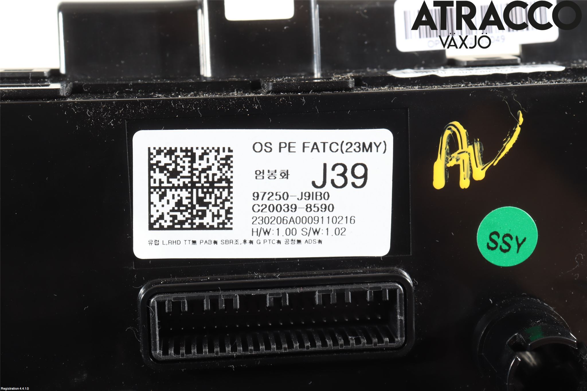 Hyundai KONA/ELECTRIC OS 18-23 Varme Ac Betjening-Display