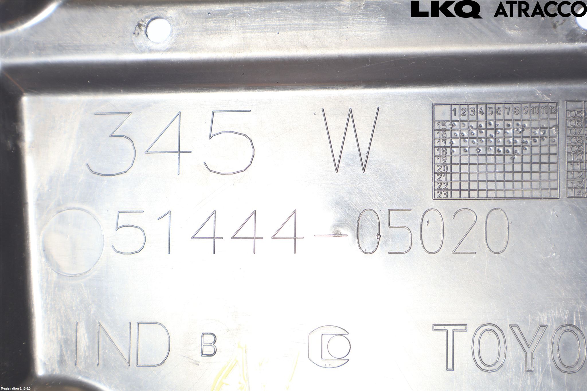 Toyota AURIS 13-19 Bunnplate U Motor-Gear-Dørk