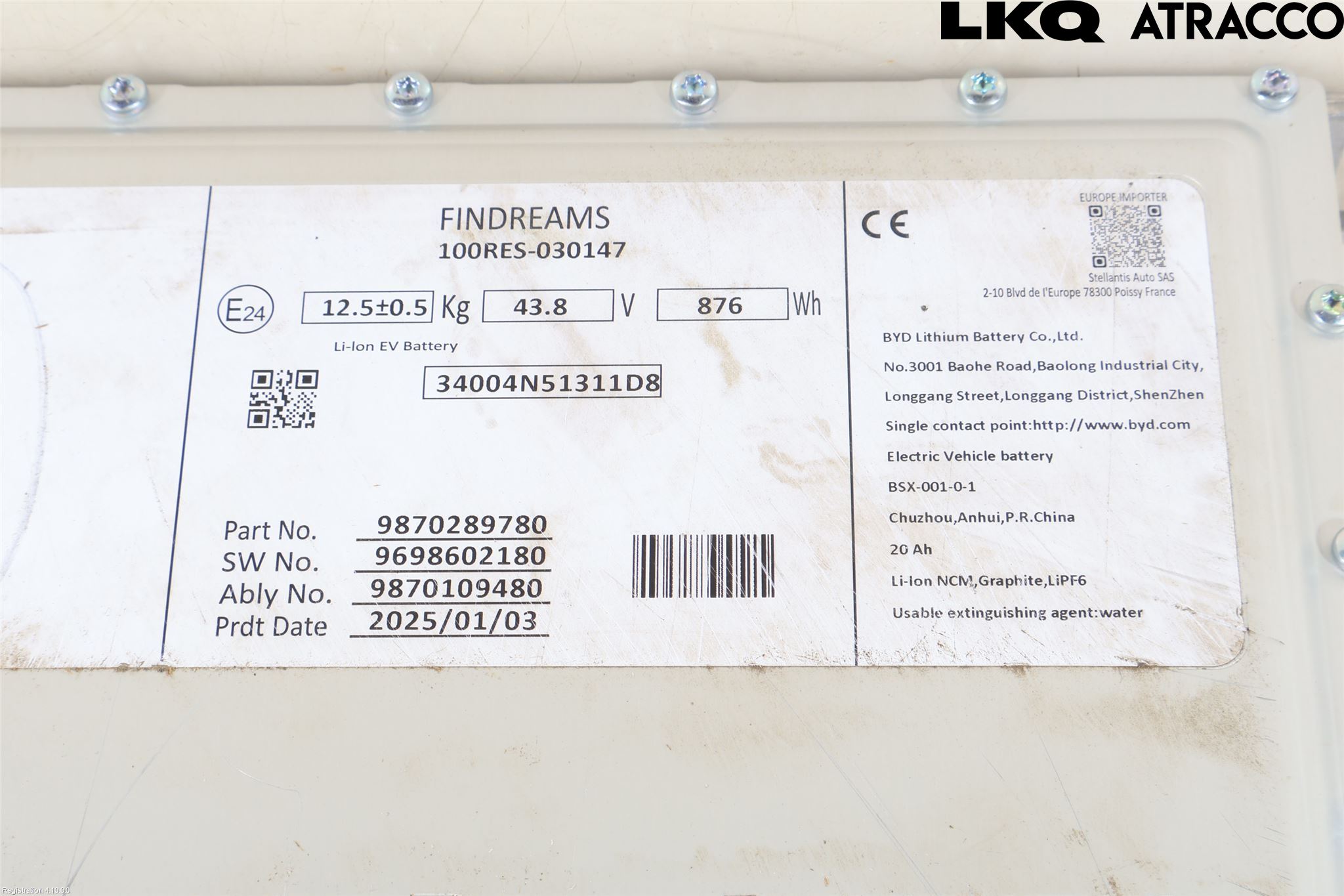 Opel MOKKA 21- Hybrid Batteri