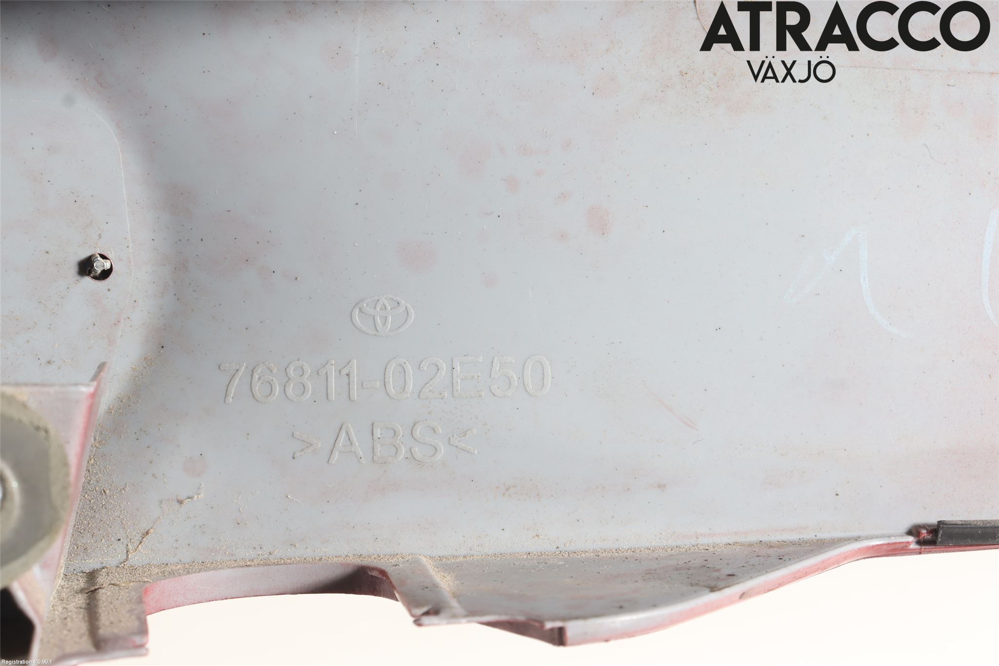 Toyota AURIS 13-19 Refleksplate - Skiltplate