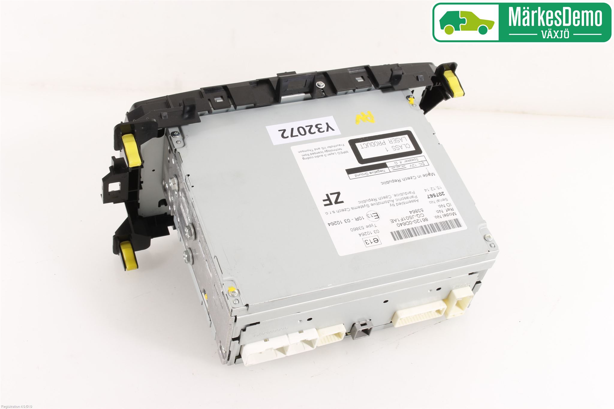 Toyota YARIS XP130 15-20 Stereo Radio Med Cd