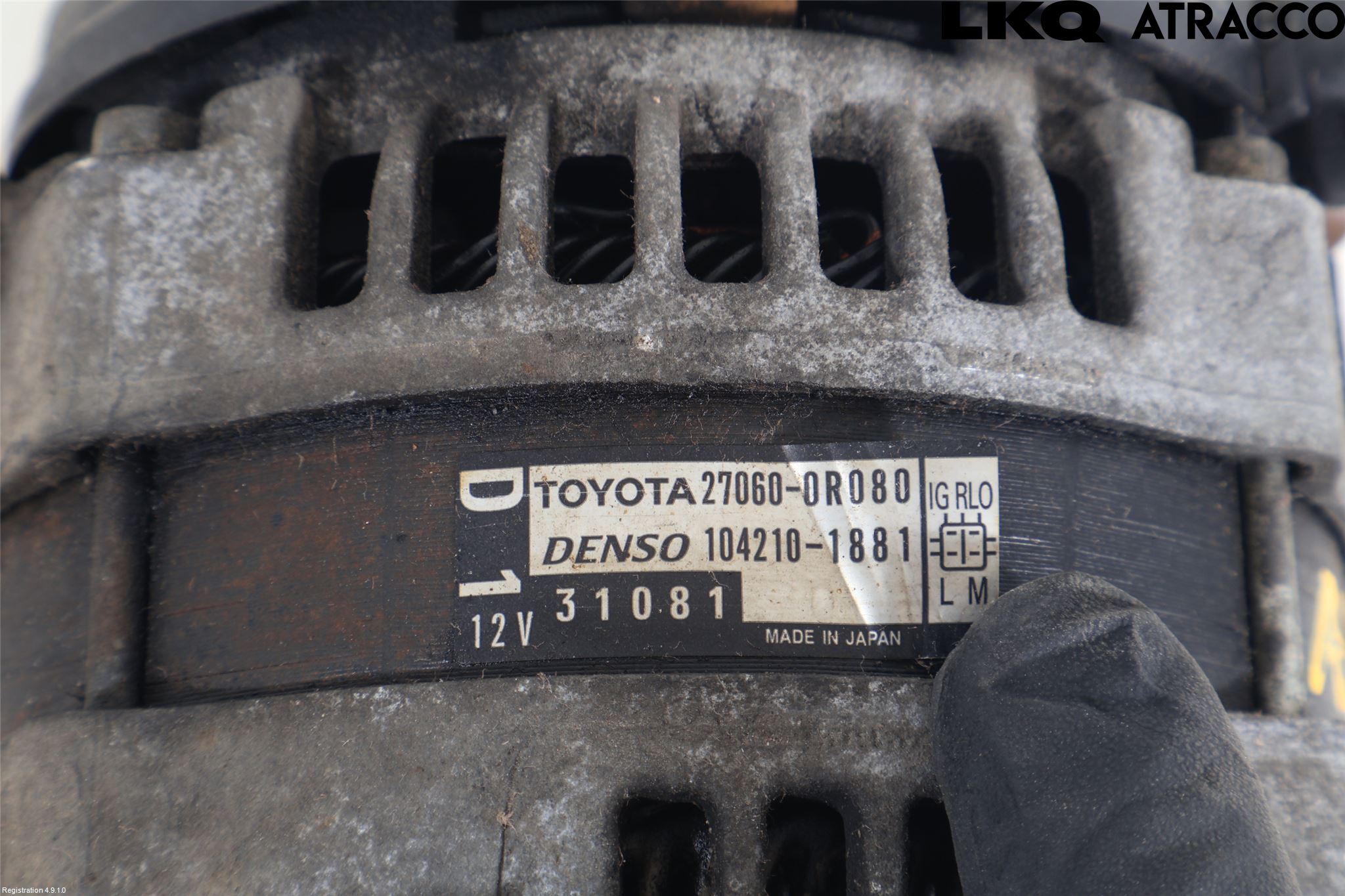 Toyota AVENSIS 09-15 Dynamo