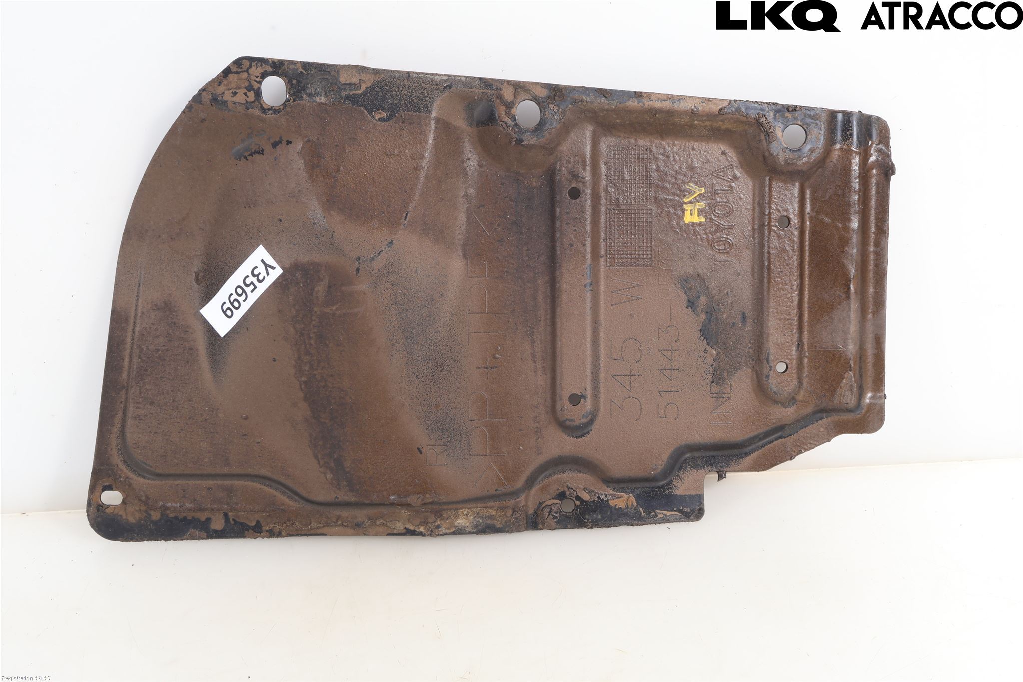 Toyota AURIS 13-19 Bunnplate U Motor-Gear-Dørk
