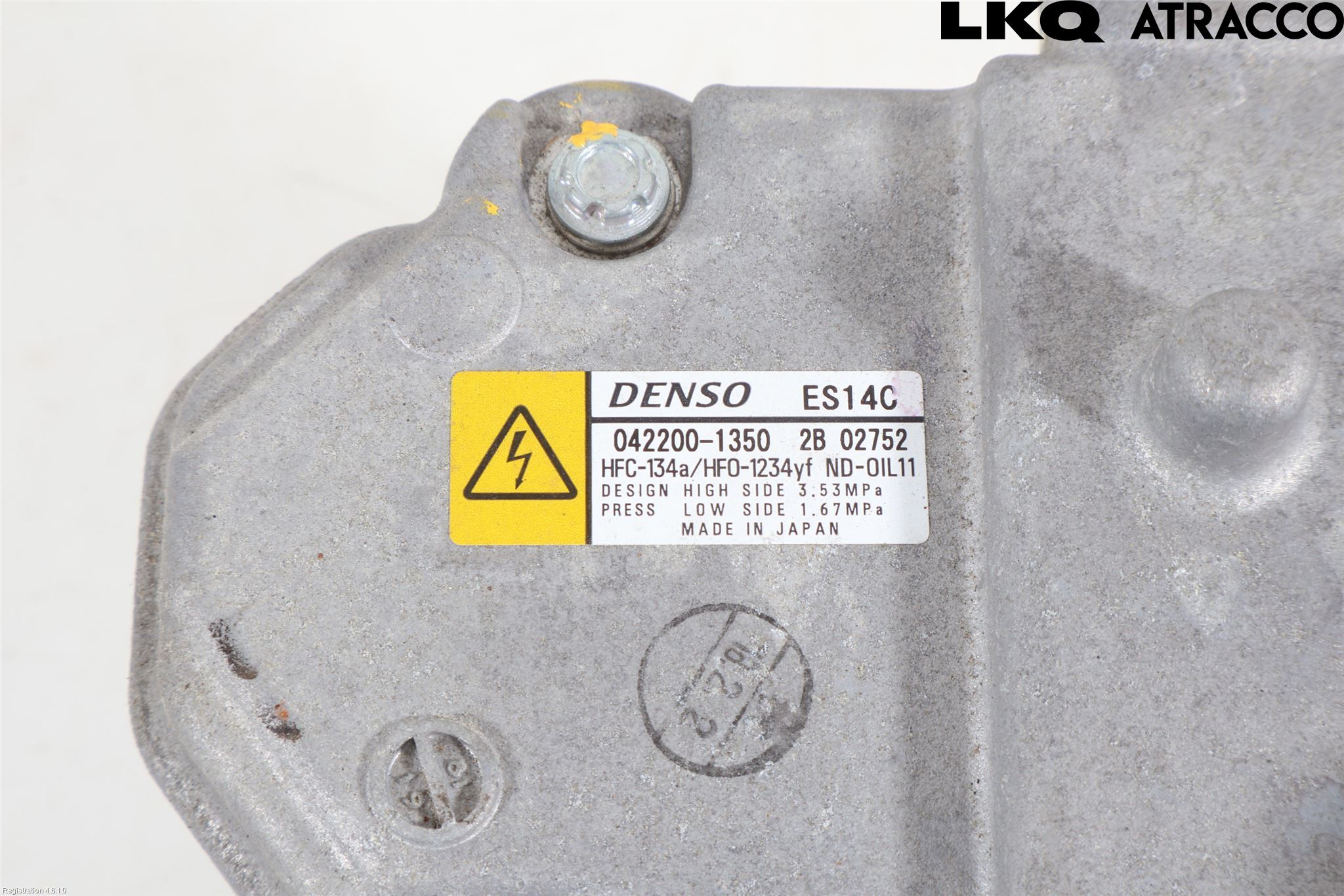 Toyota YARIS XP130 15-20 Varme Ac Kompressor