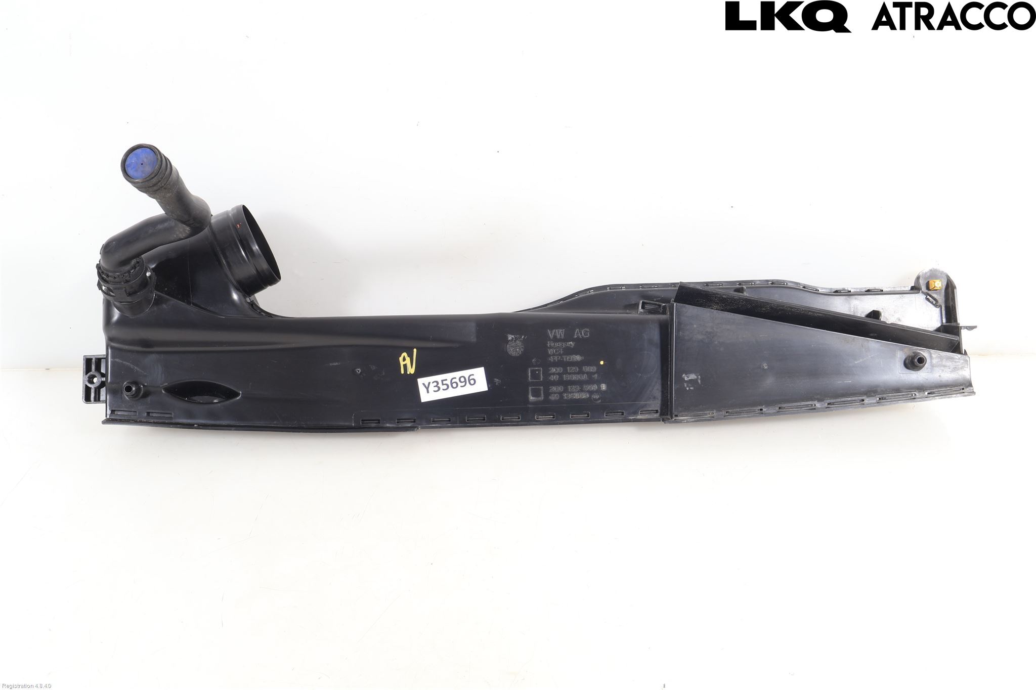 Volkswagen VW POLO VI 18->> Forg-Belg-Rør Mot Luftr