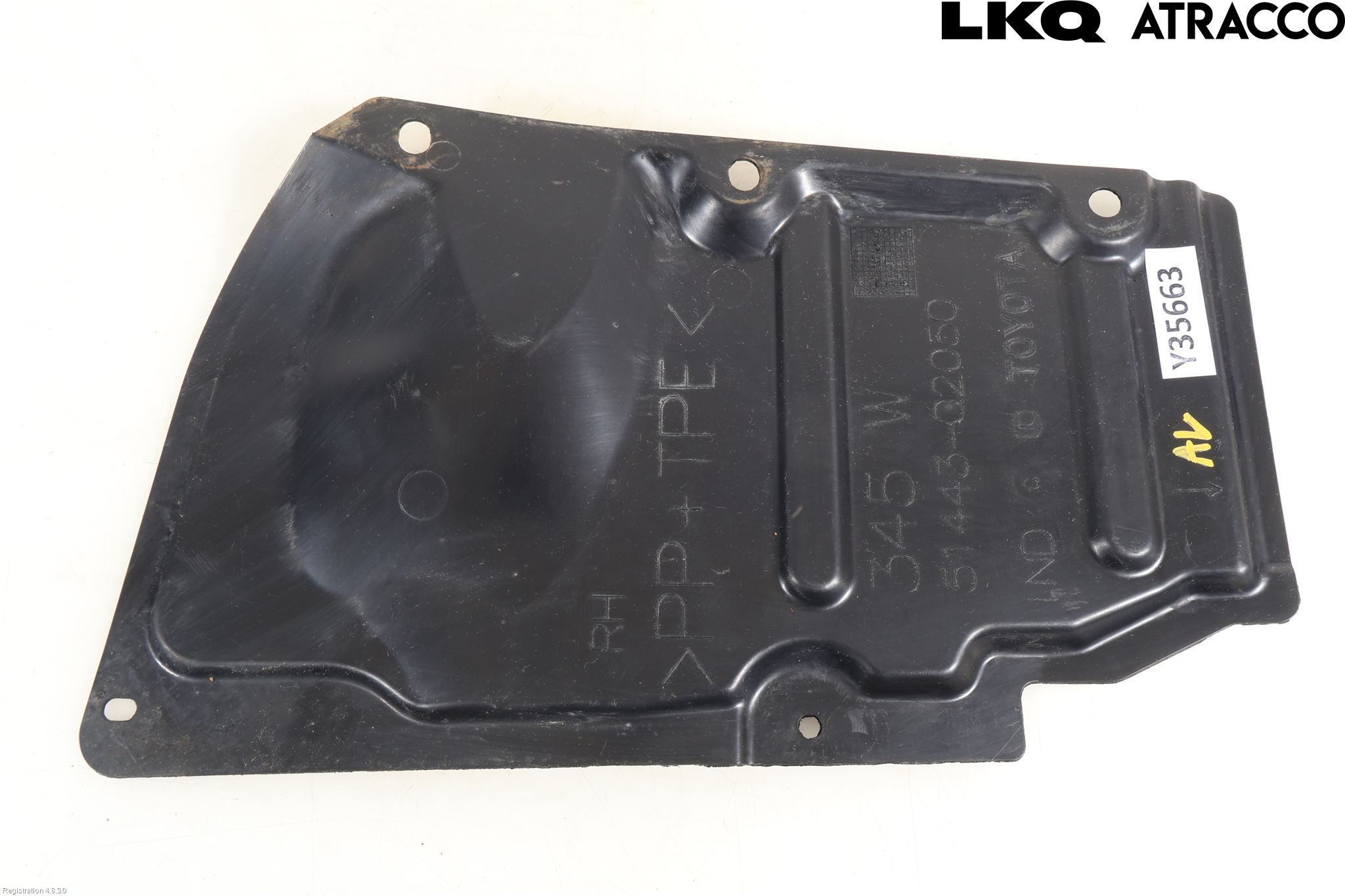 Toyota AVENSIS 09-15 Bunnplate U Motor-Gear-Dørk