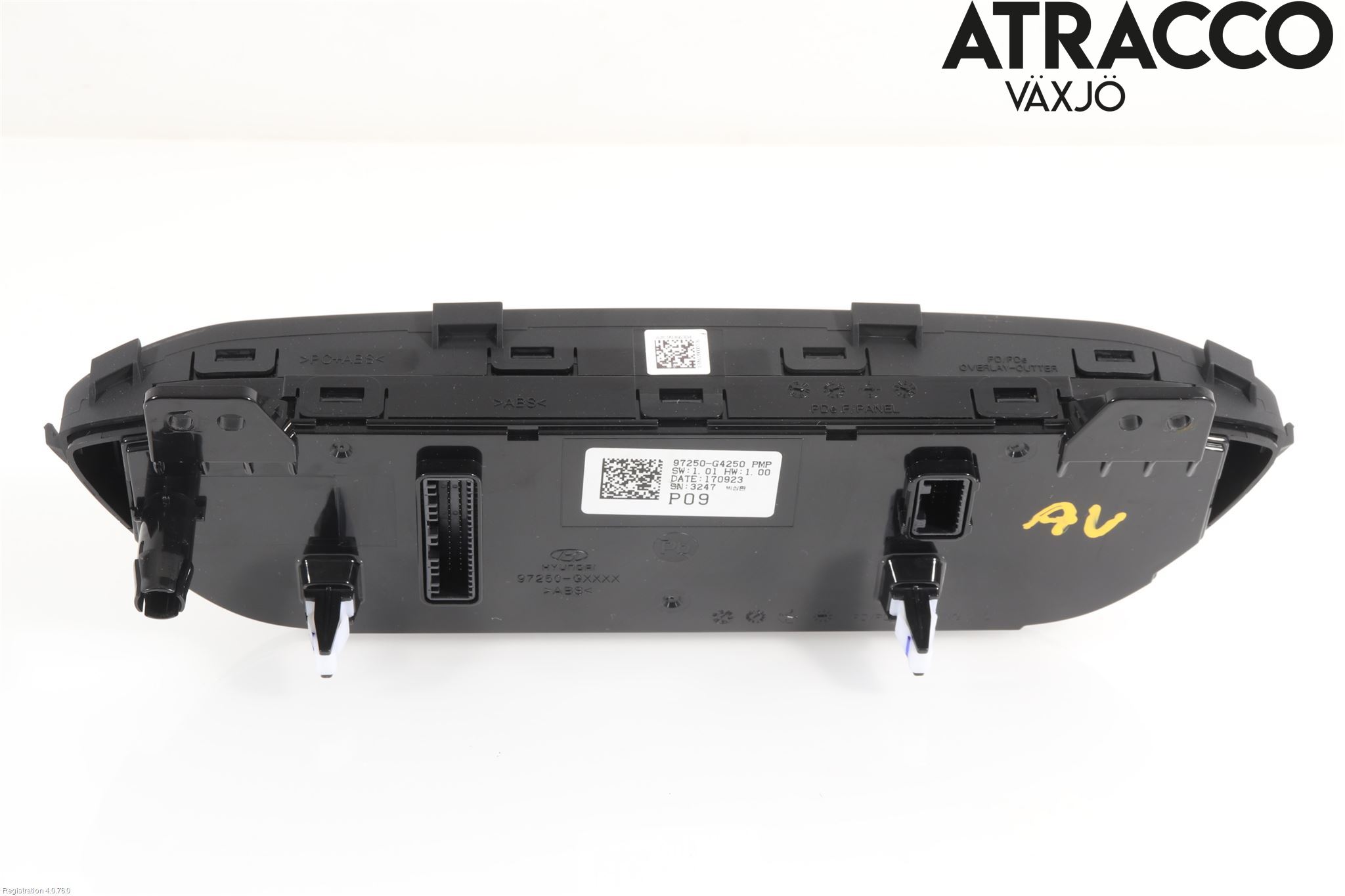 Hyundai i30 PD 17- Varme Ac Betjening-Display