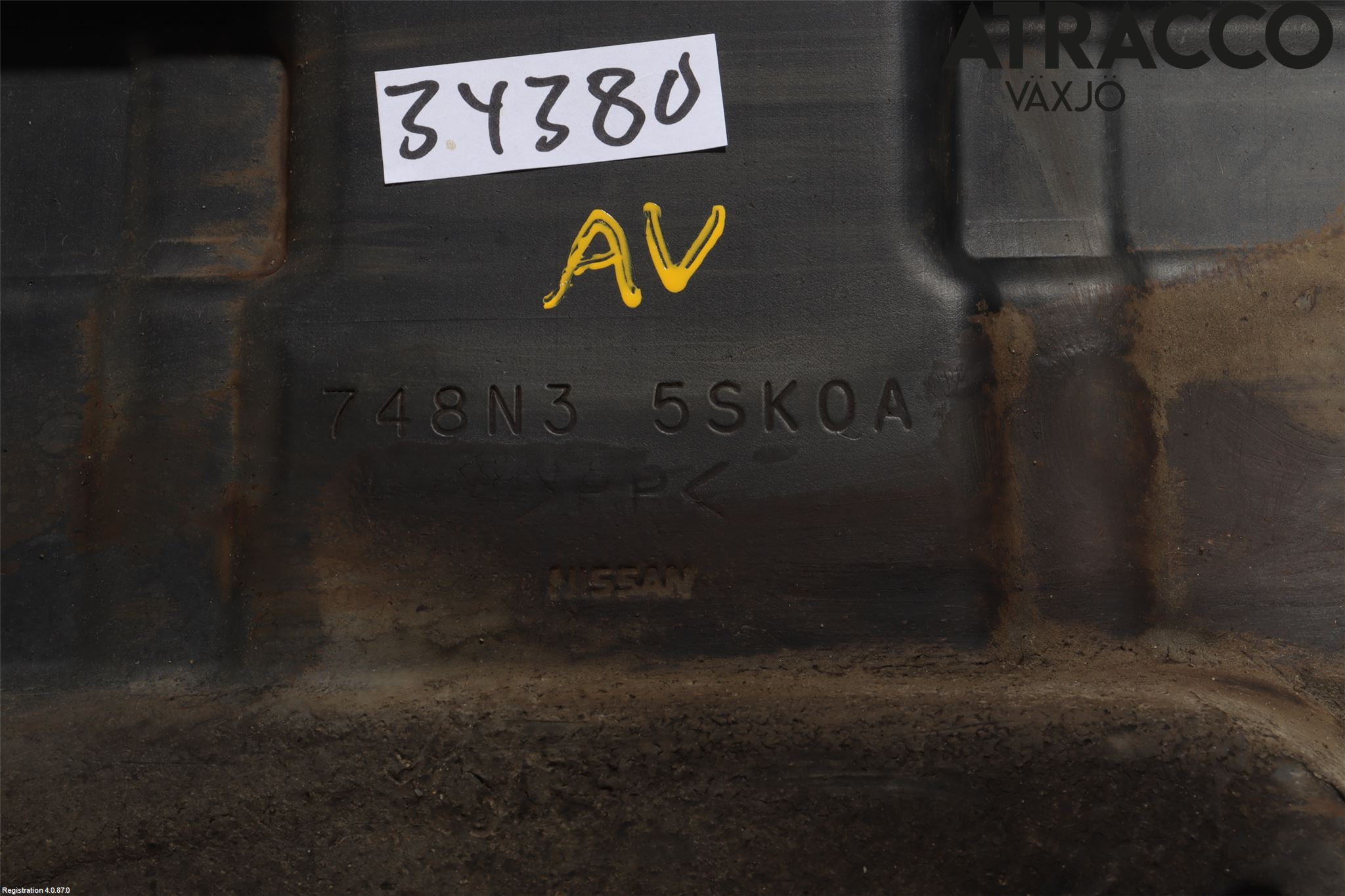 Nissan LEAF 18- Bunnplate U Motor-Gear-Dørk