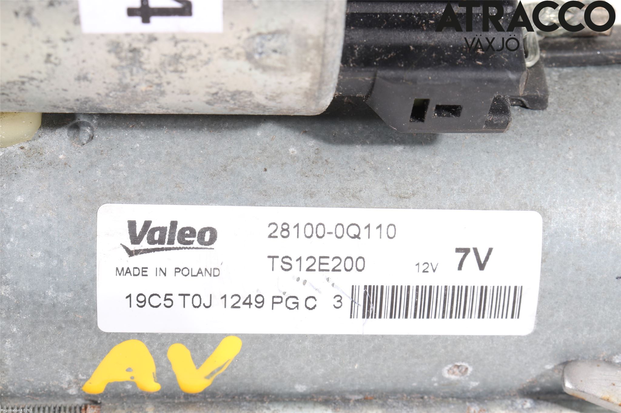 Toyota AYGO 15-21 Startmotor