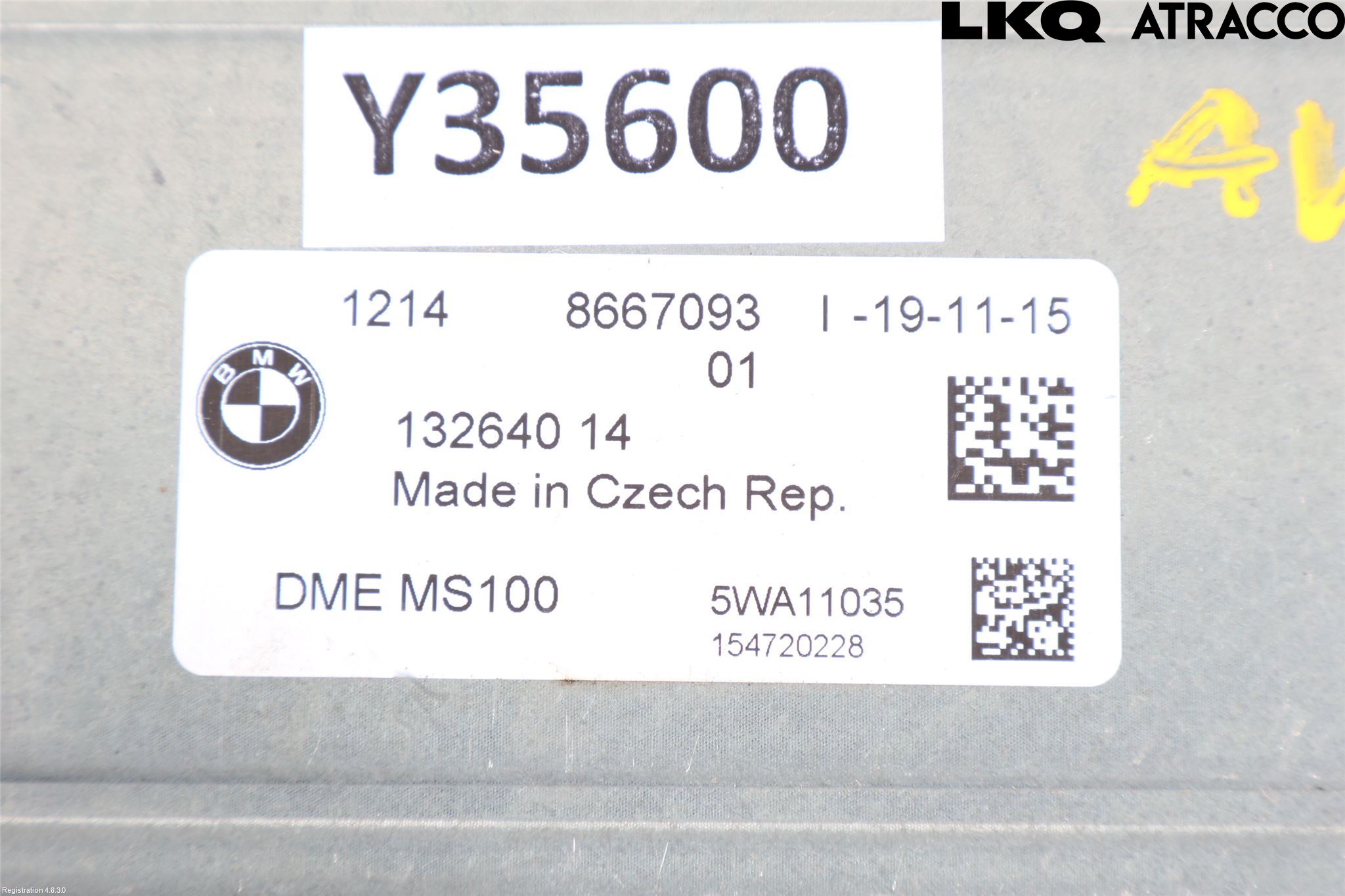 BMW i3 I01 13-22 Styreenhet Øvrig