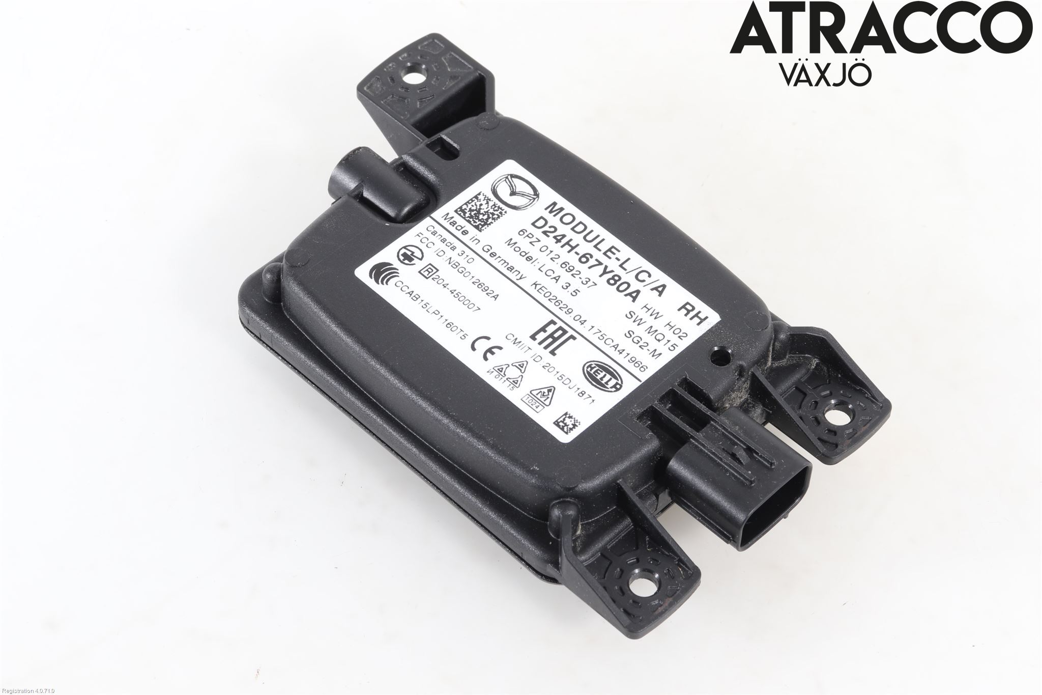 Mazda CX-3 Sensor Kollisjonsbeskyttelse