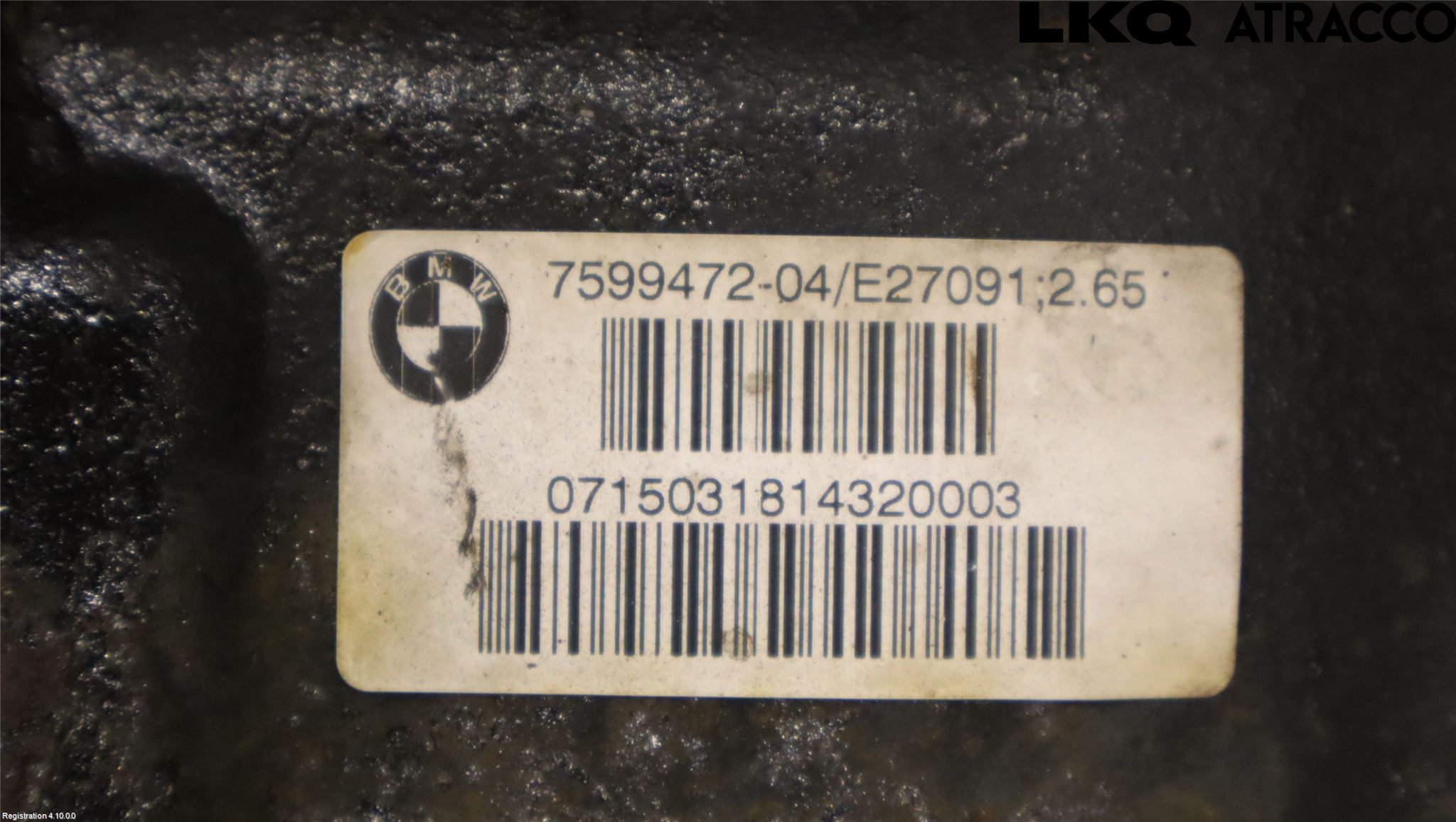 BMW 1 F20/F21 11-19 Bakaksel Kardang Bak -Diff