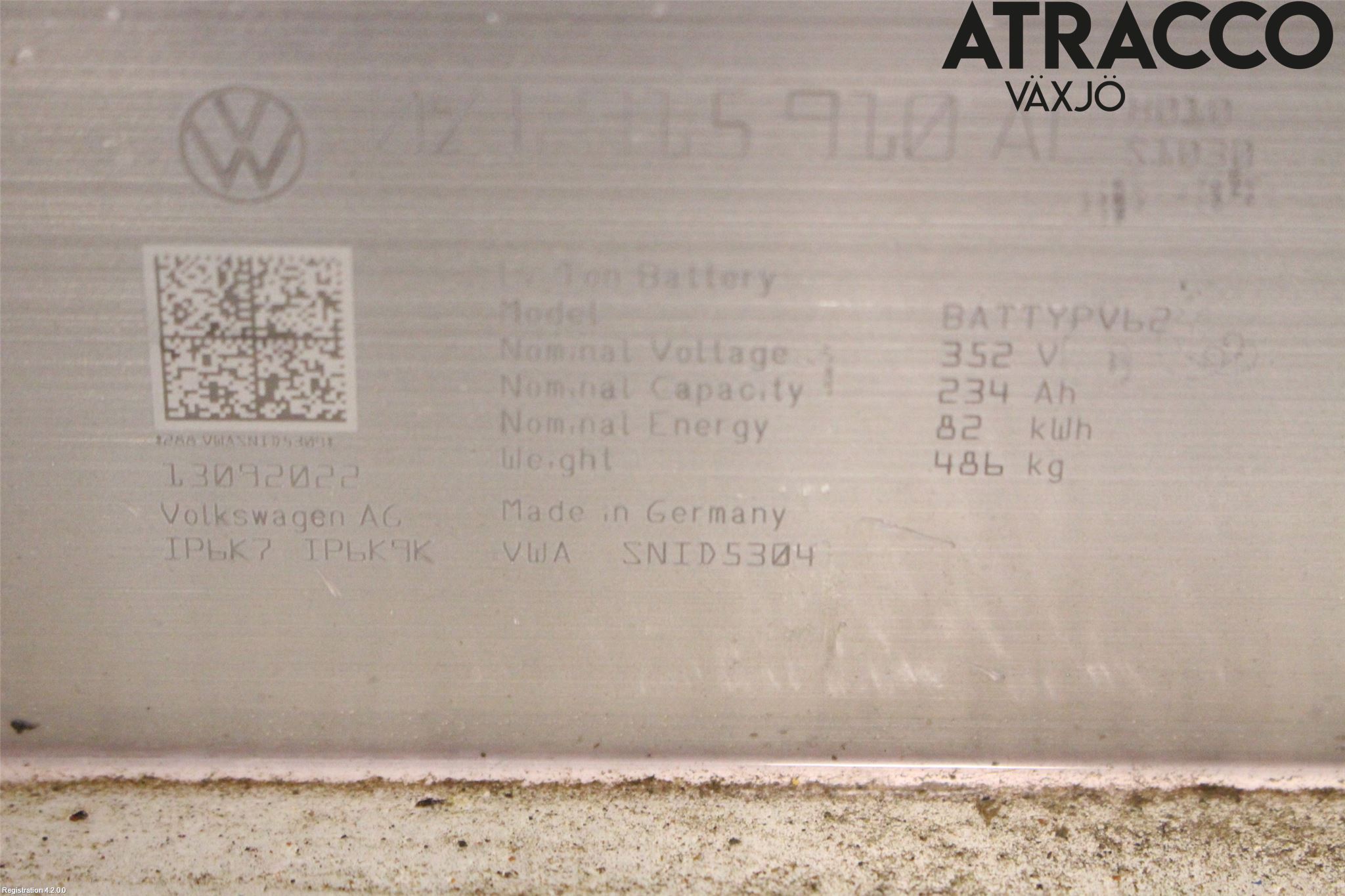 Volkswagen VW ID.4 21- Hybrid Batteri