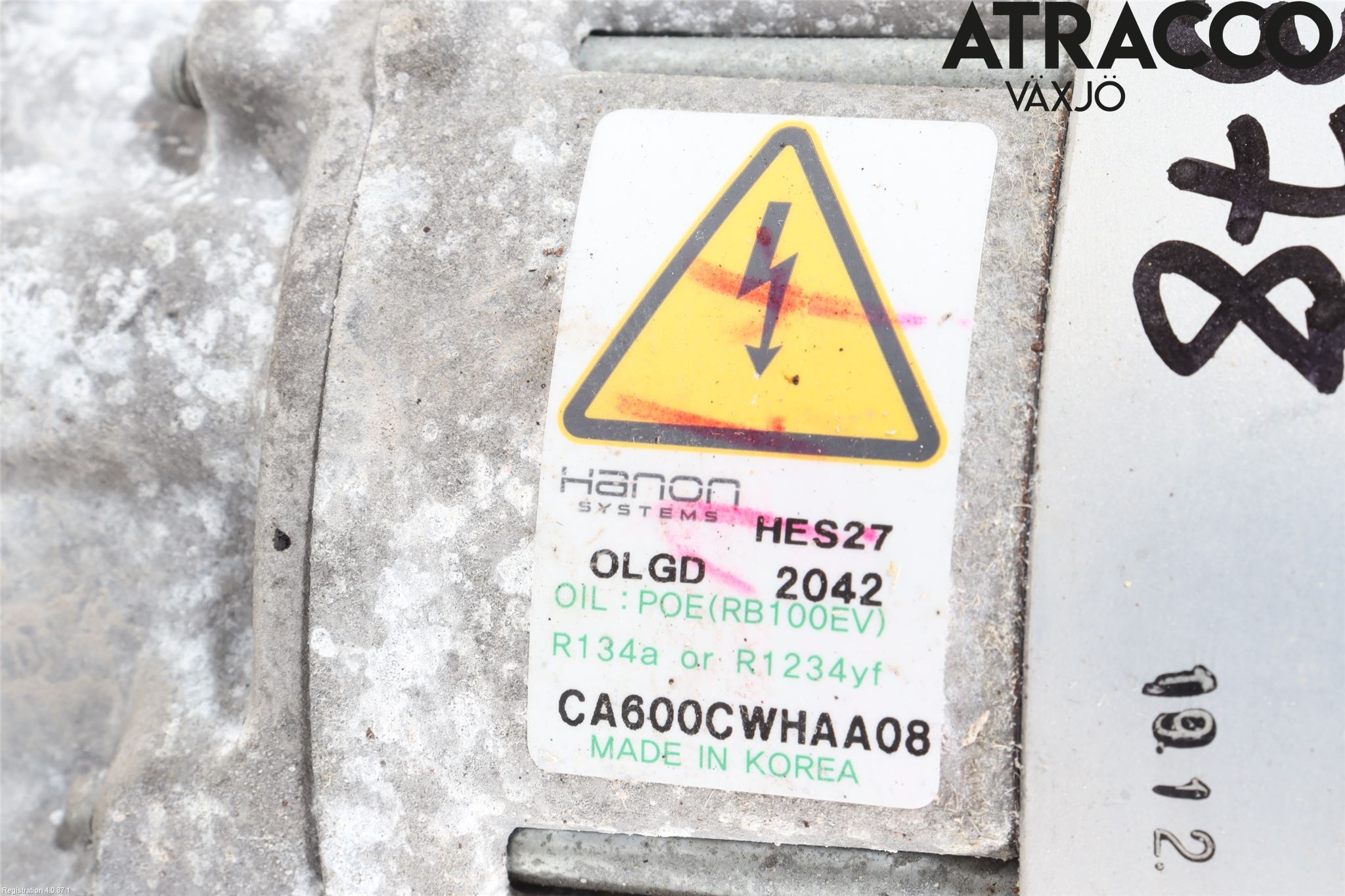 Hyundai IONIQ AE 17-22 Varme Ac Kompressor