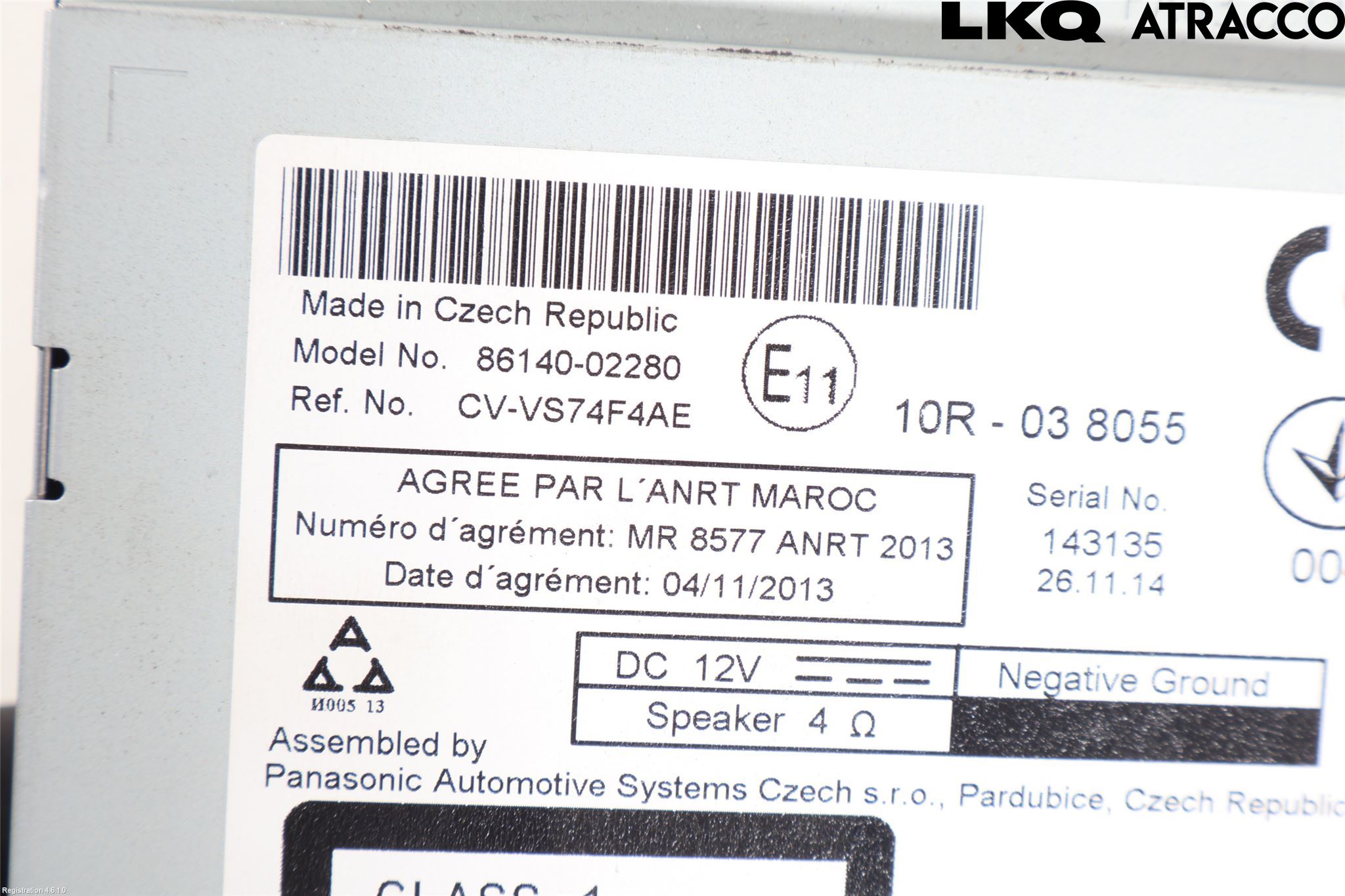 Toyota AURIS 13-19 Stereo Radio Med Cd
