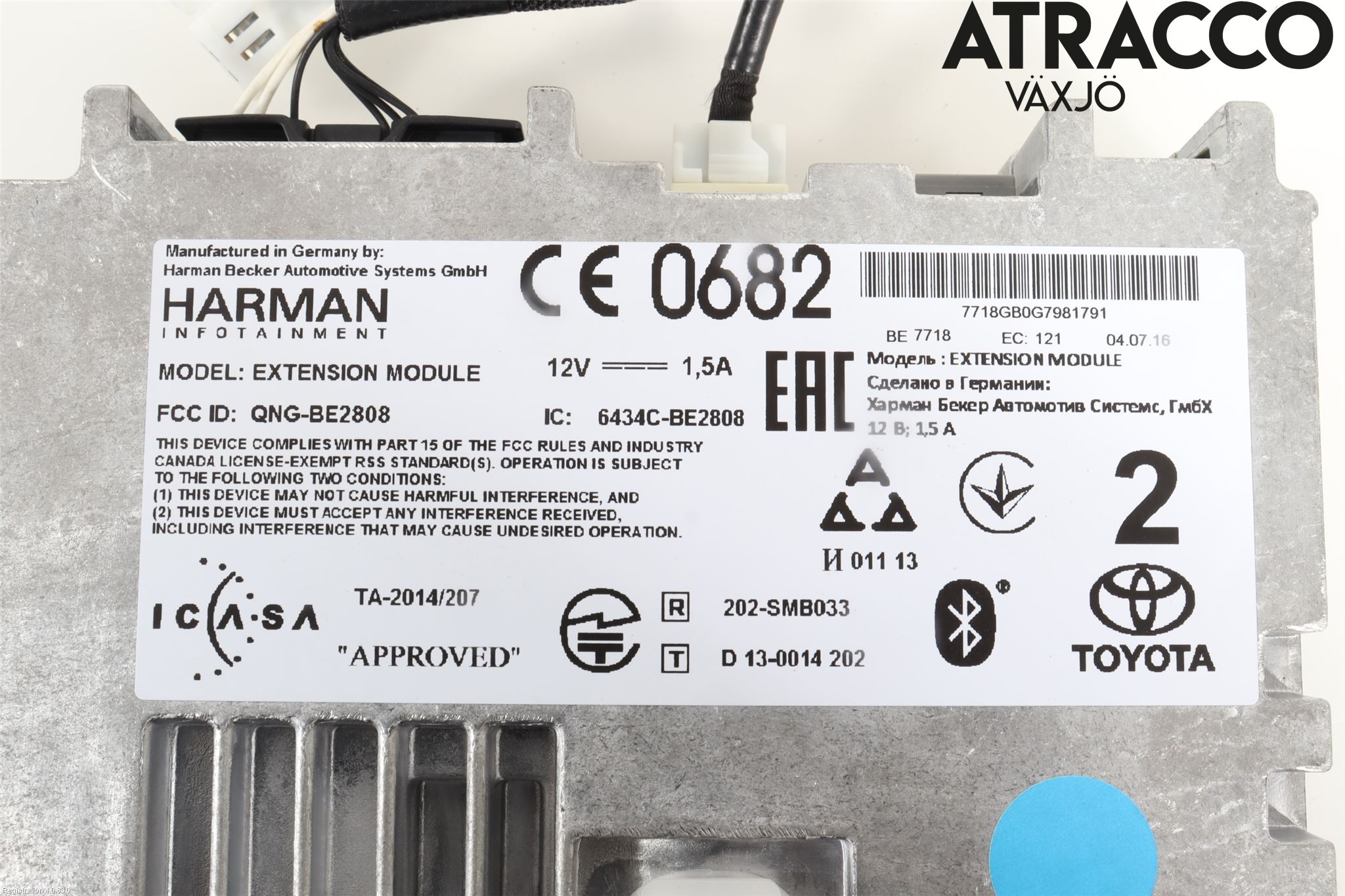 Toyota PRIUS (ZVW50) 16-21 Stereo Radio Med Cd