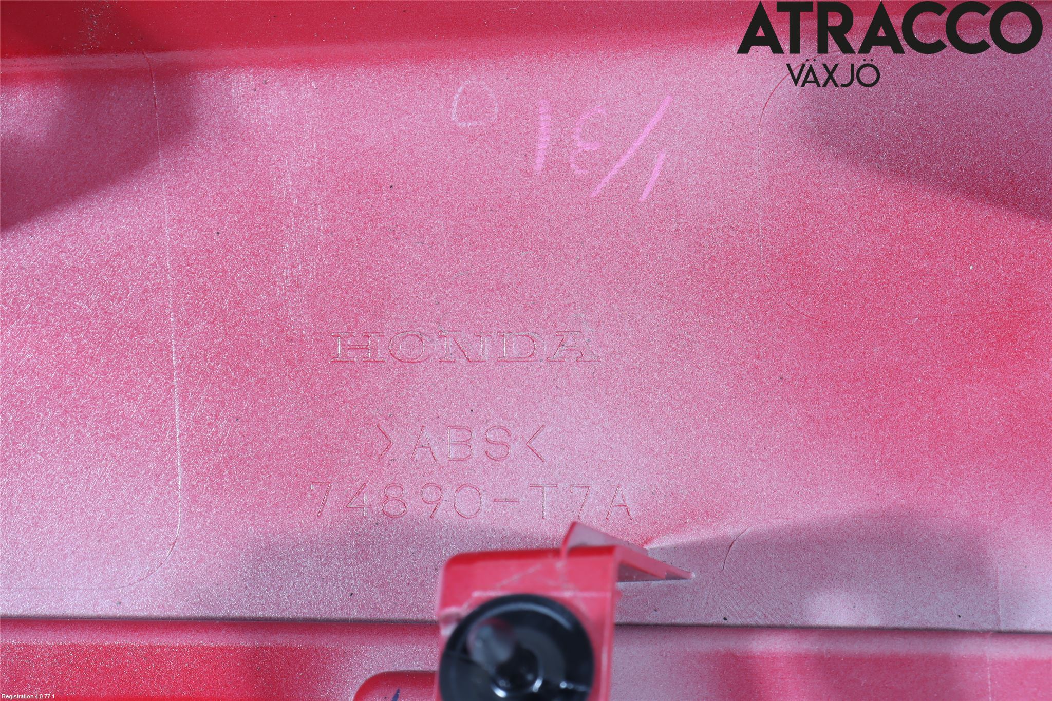 Honda HR-V 15-21 Refleksplate - Skiltplate