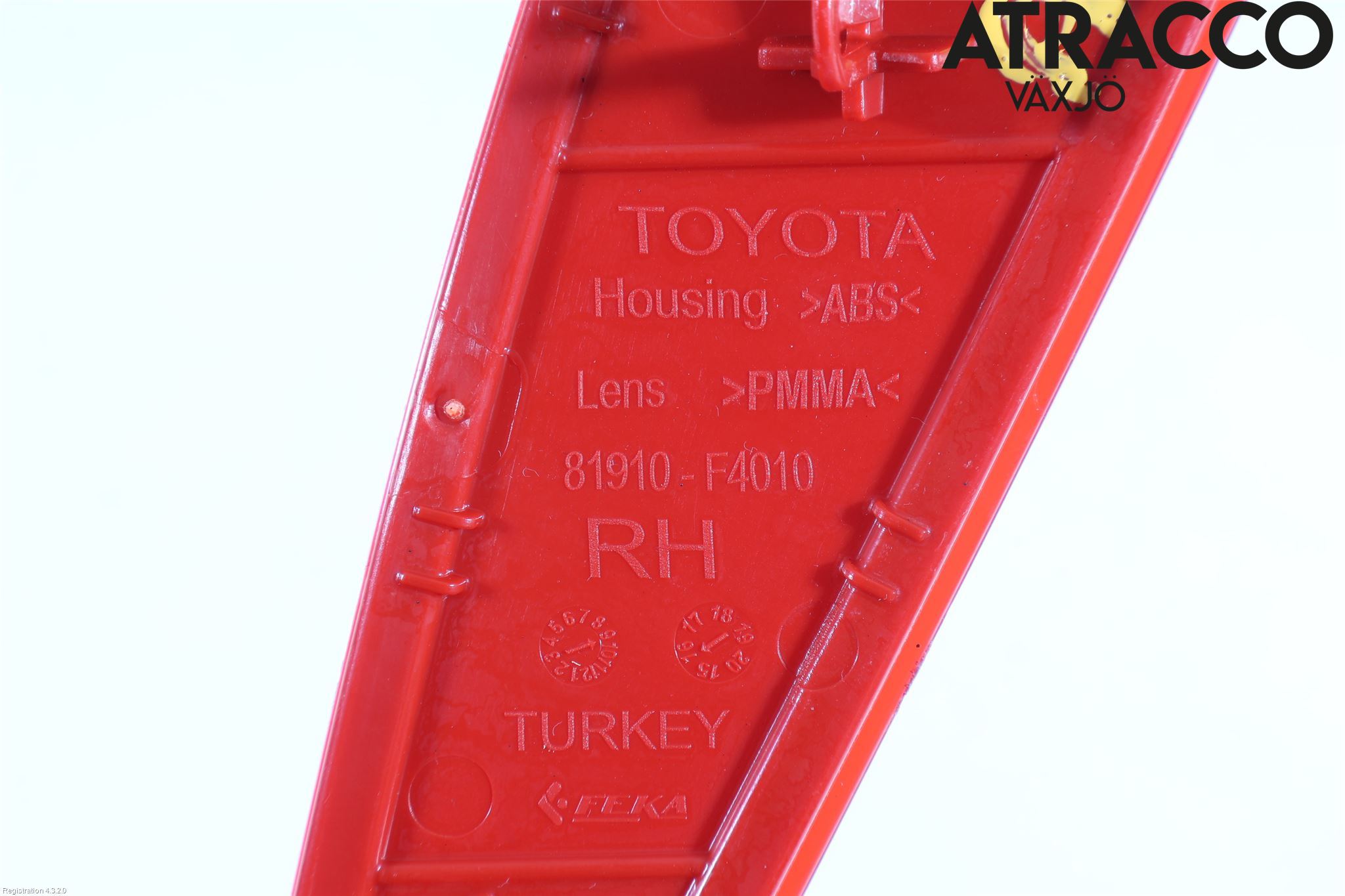 Toyota C-HR 16-23 Refleks Bak