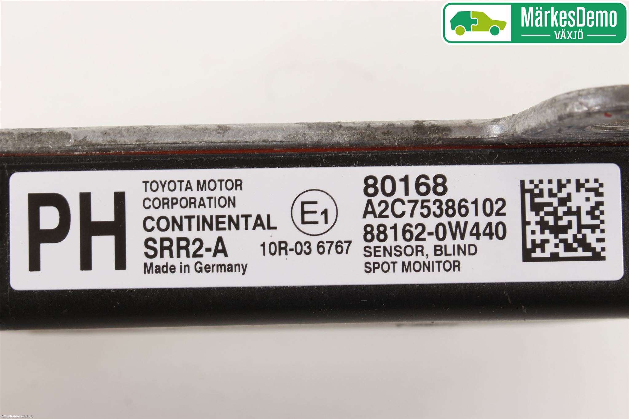 Toyota PRIUS (ZVW50) 16-21 Sensor Kollisjonsbeskyttelse