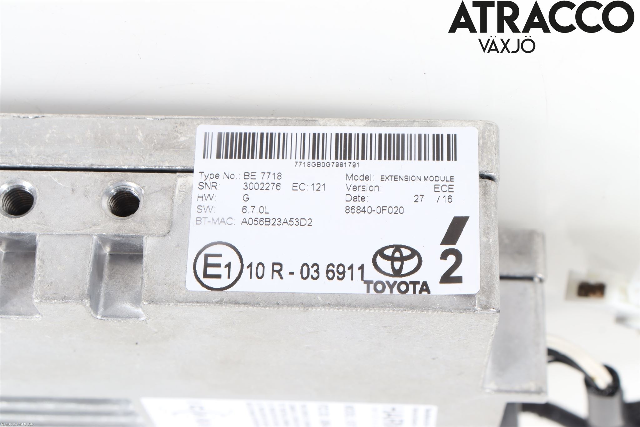 Toyota PRIUS (ZVW50) 16-21 Stereo Radio Med Cd