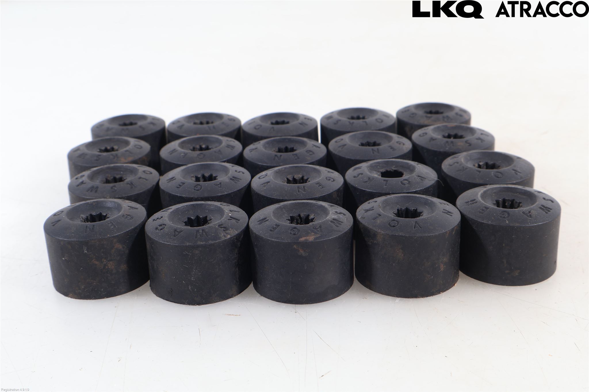 Volkswagen VW POLO 10-17 Hjulmutter - Bolt - Sett
