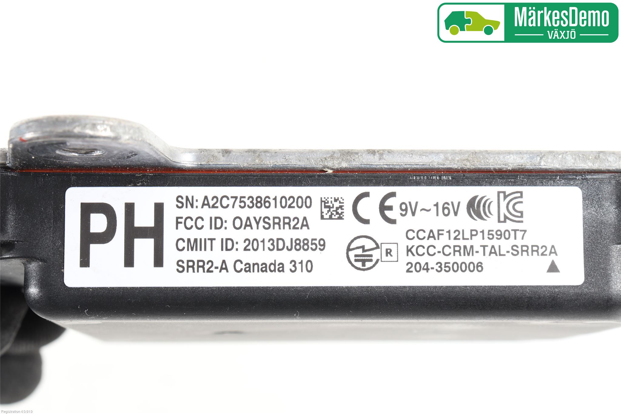 Toyota PRIUS (ZVW50) 16-21 Sensor Kollisjonsbeskyttelse