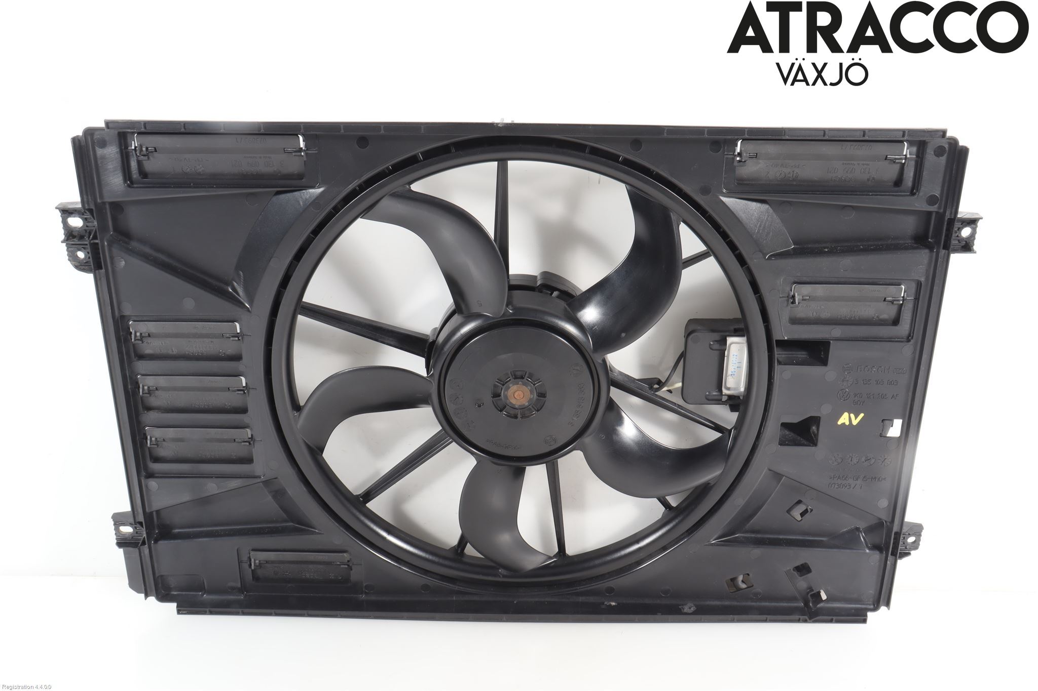 Volkswagen VW GOLF PLUS/CROSS GOLF 04-14 Kjølevifte-Radiator Hus-Kåpe