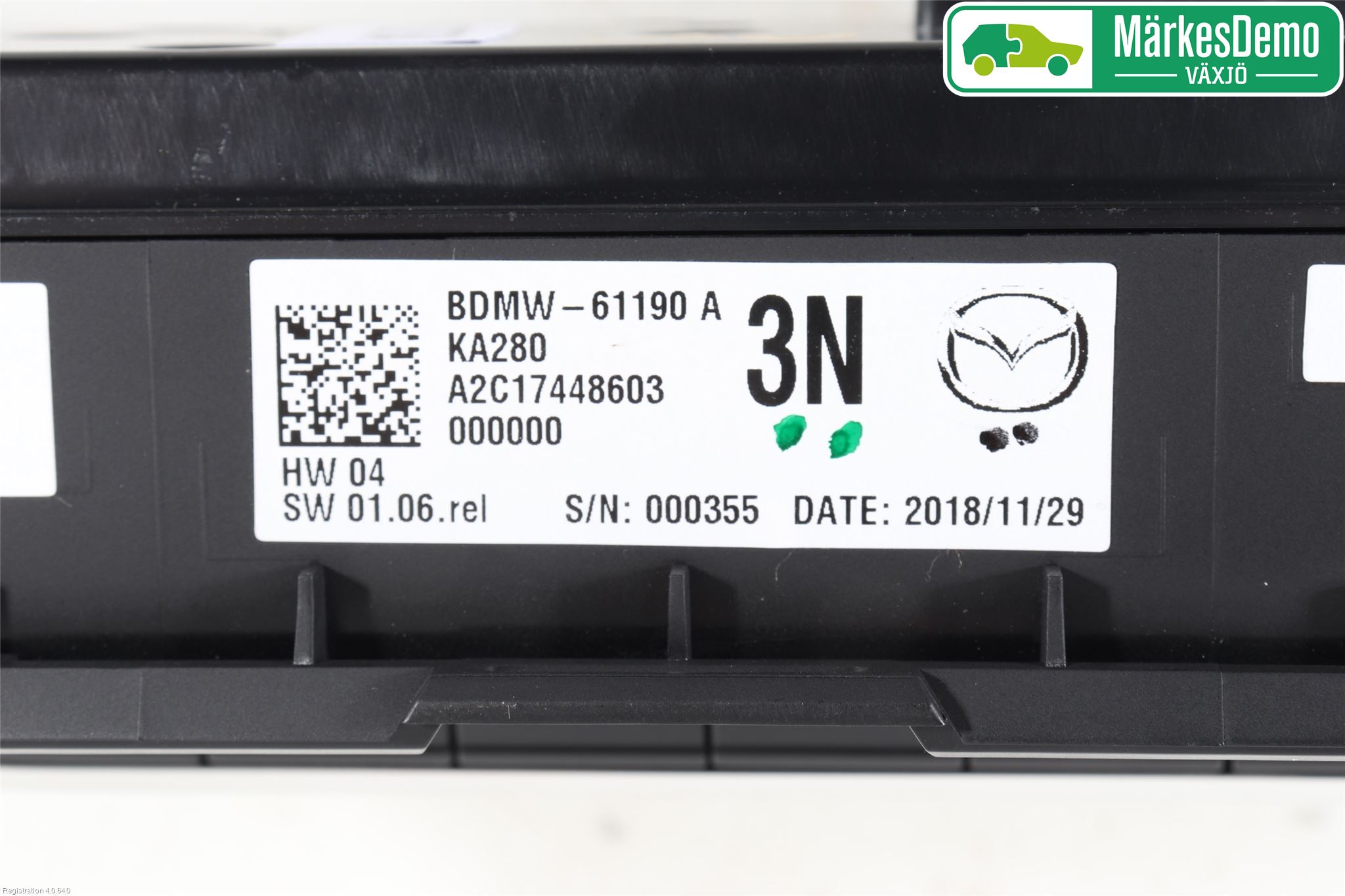 Mazda 3 IV 19- Varme Ac Betjening-Display