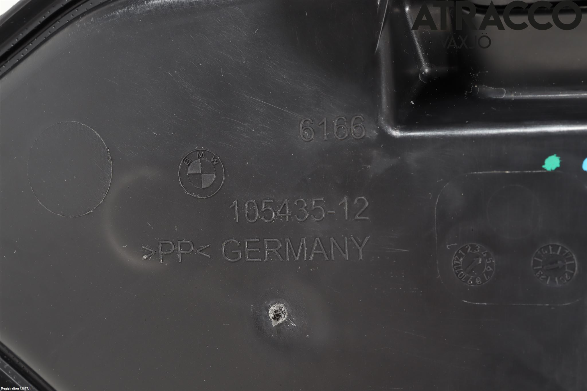BMW 5 G30/G31/F90 17-23 Spylerbeholder Frontrute-Lykte