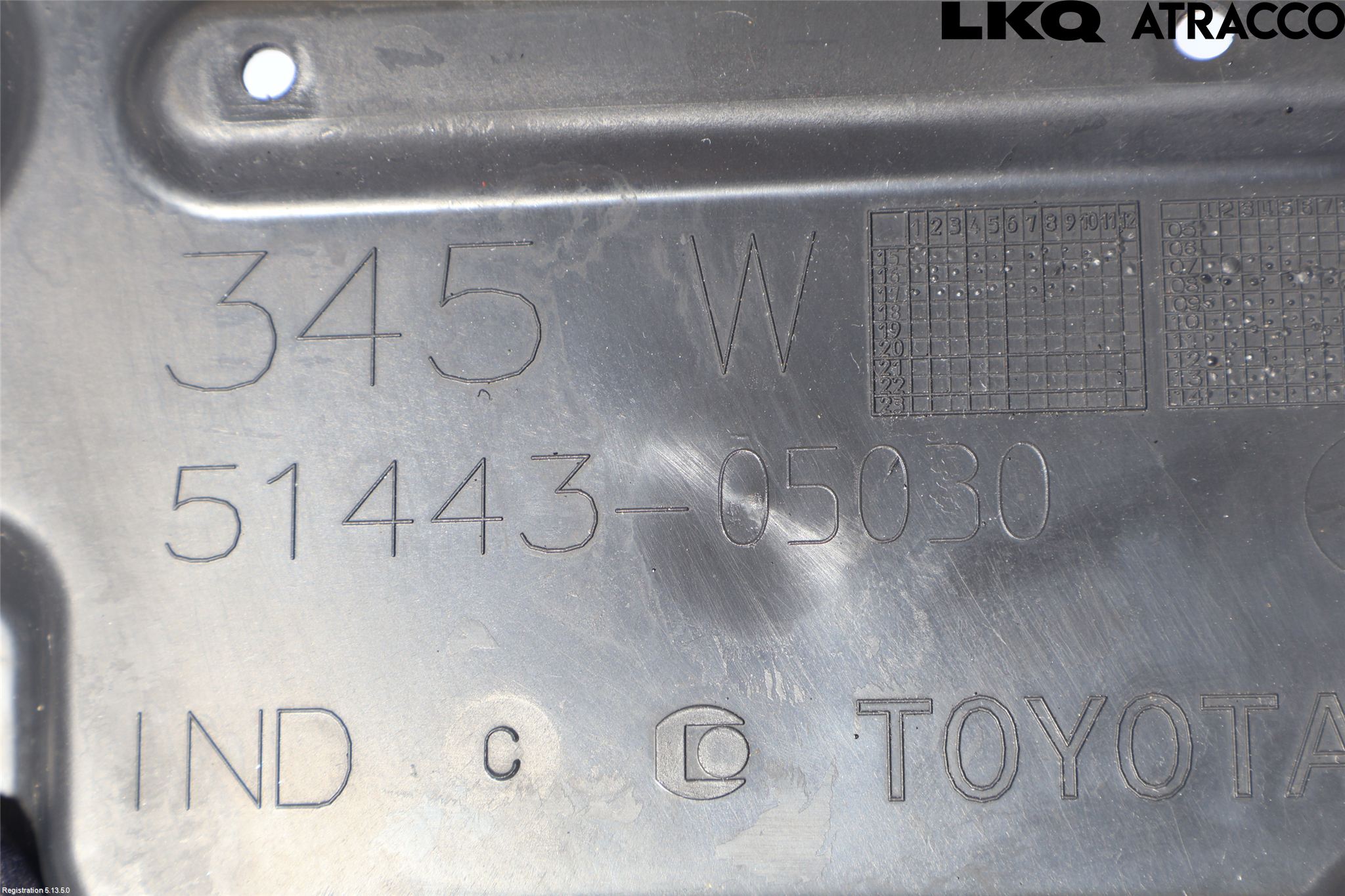 Toyota AURIS 13-19 Bunnplate U Motor-Gear-Dørk