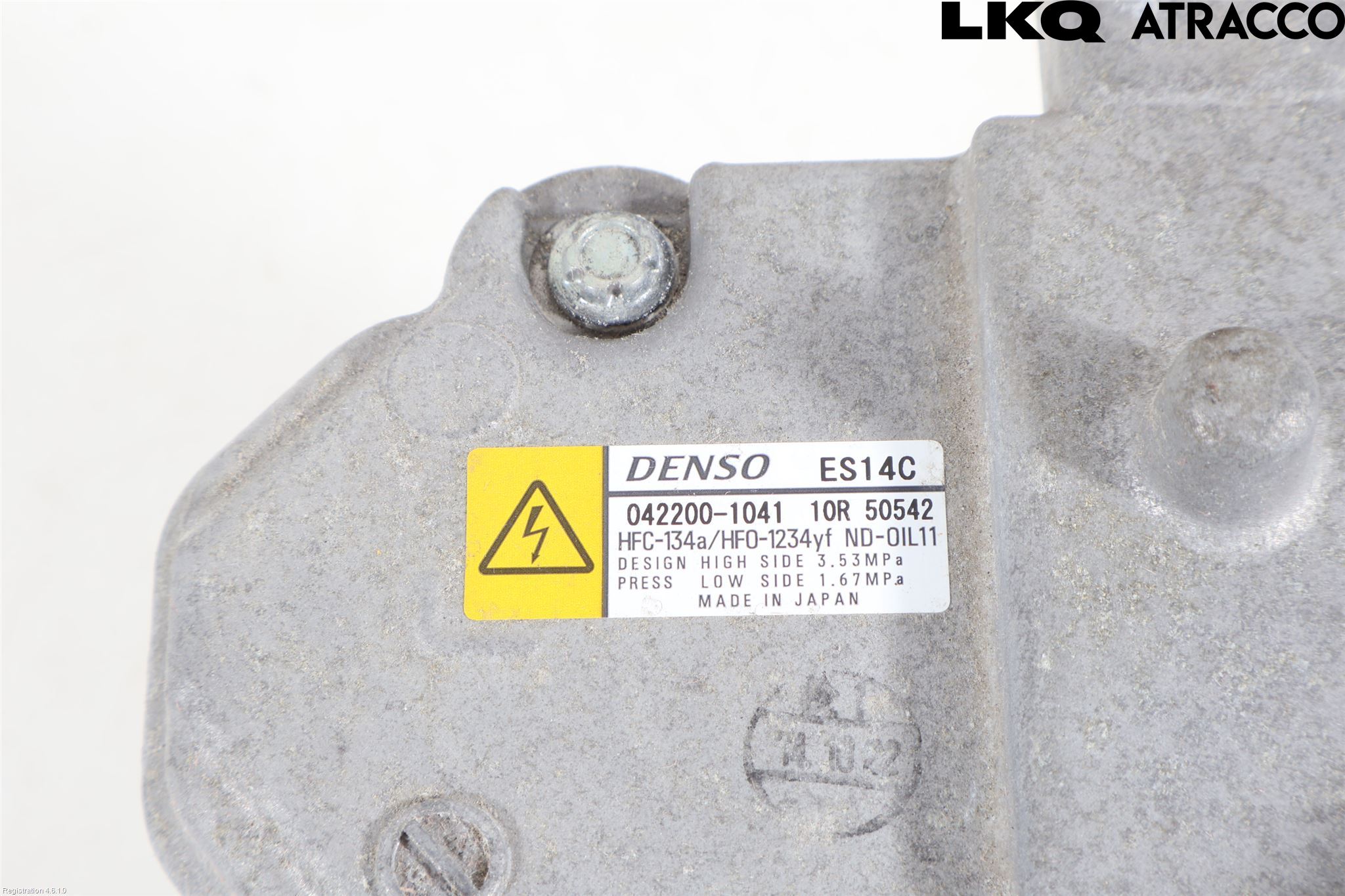 Toyota YARIS XP130 15-20 Varme Ac Kompressor