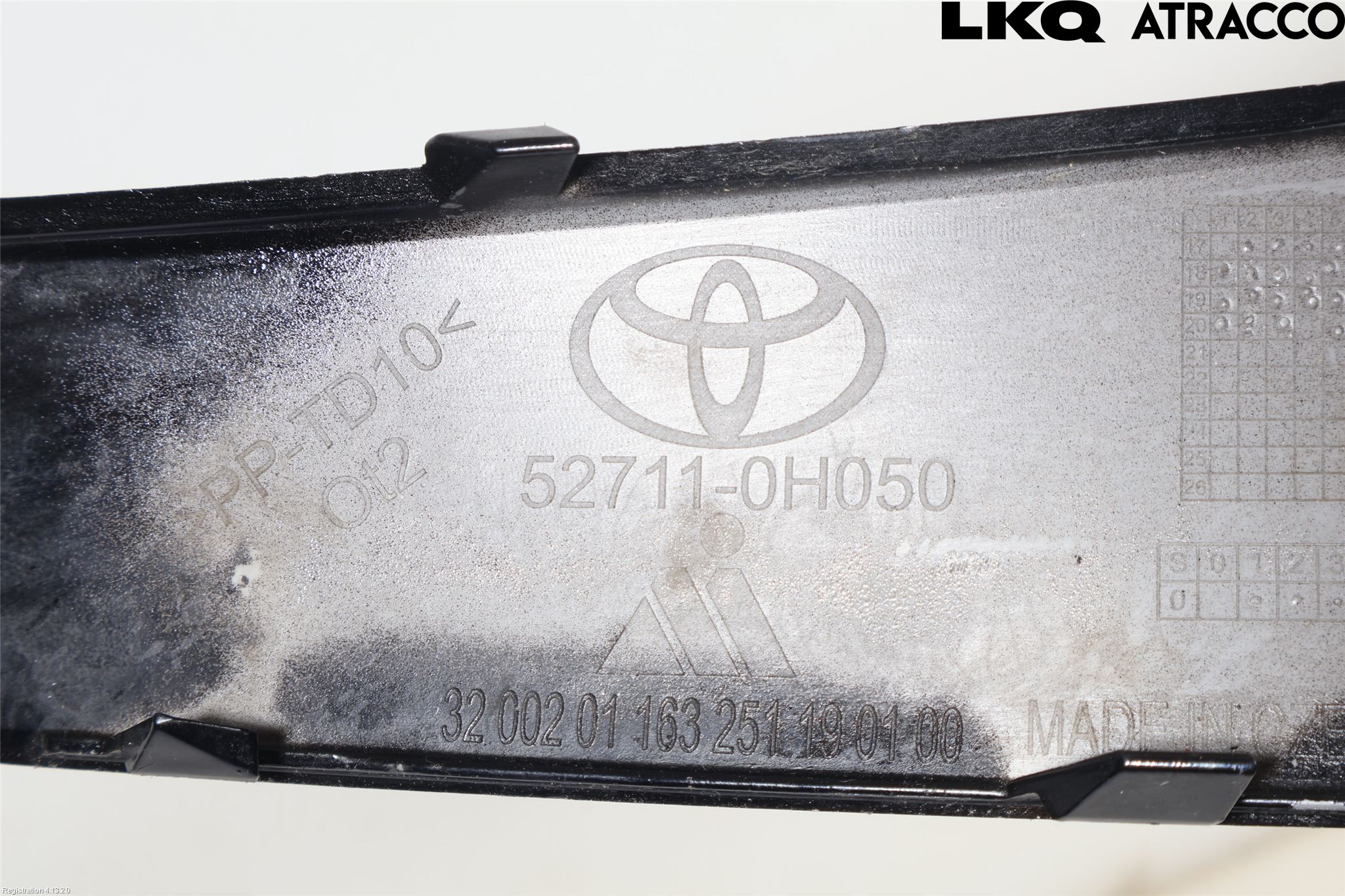 Toyota AYGO 15-21 Støtfanger Foran List