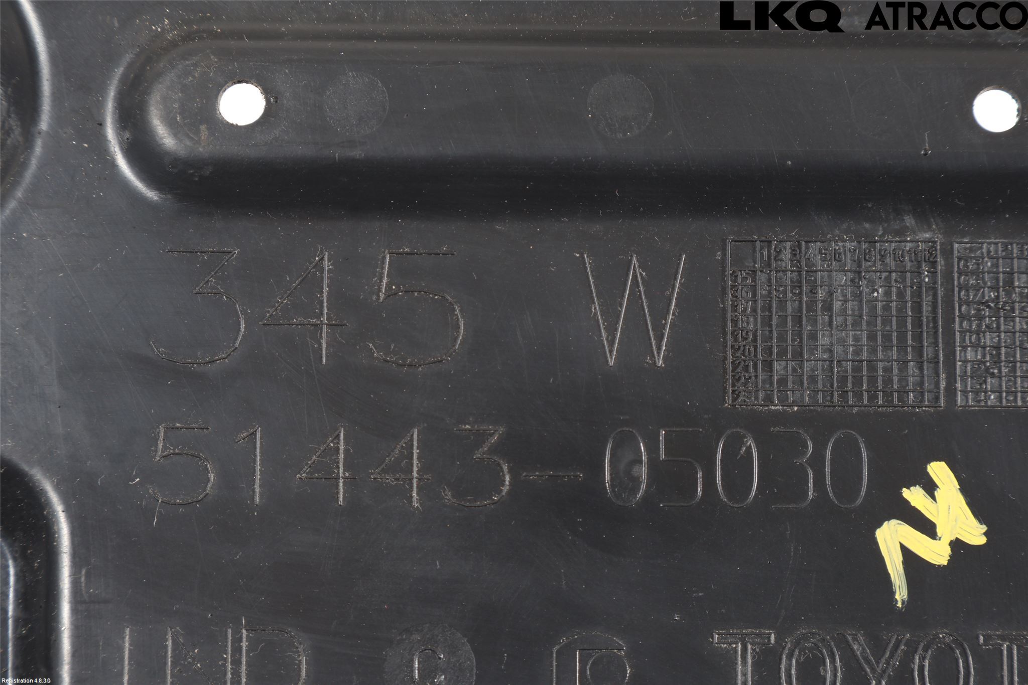Toyota AURIS 13-19 Bunnplate U Motor-Gear-Dørk