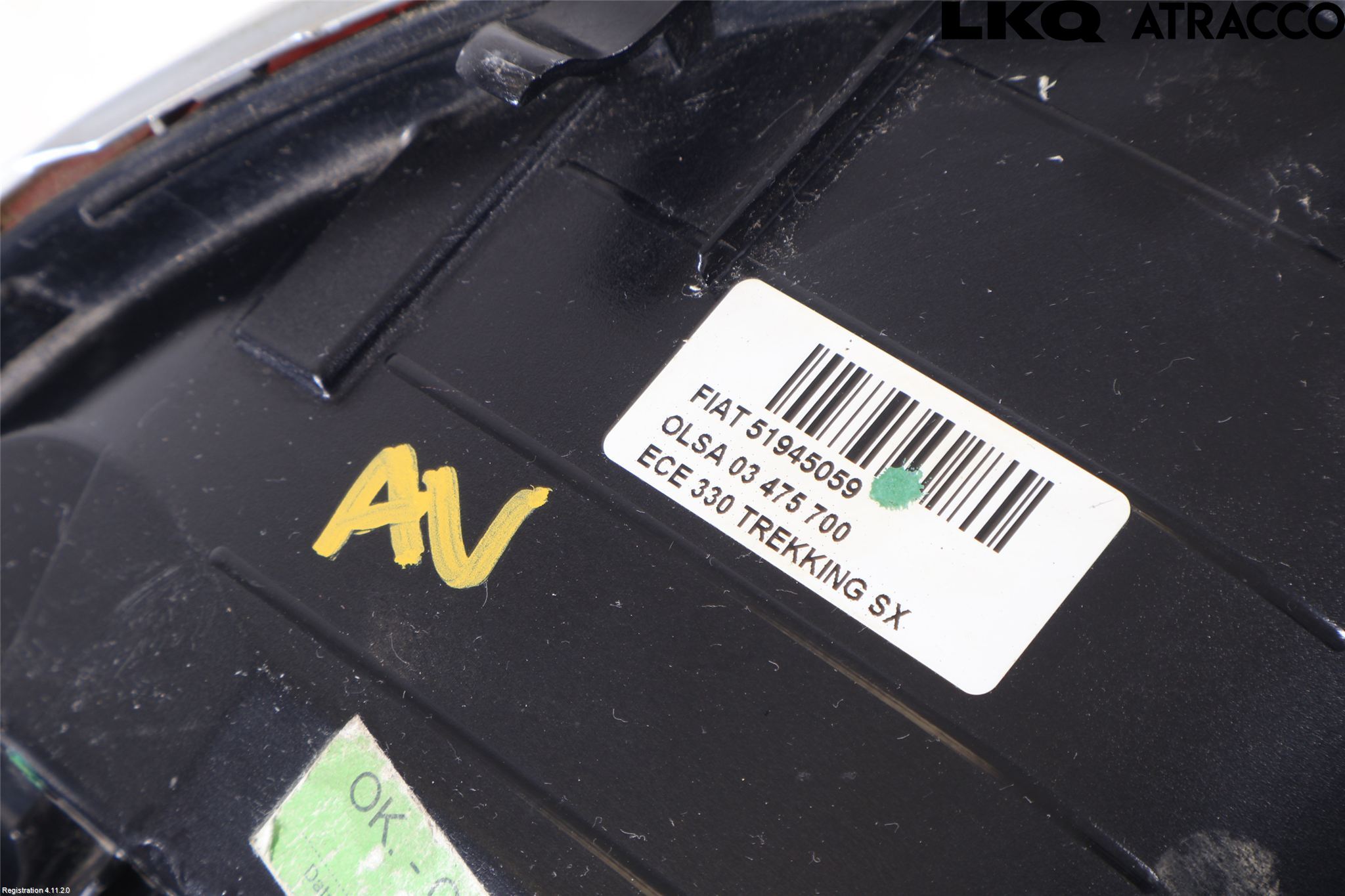 Fiat 500L 13-19 Baklykt Venstre