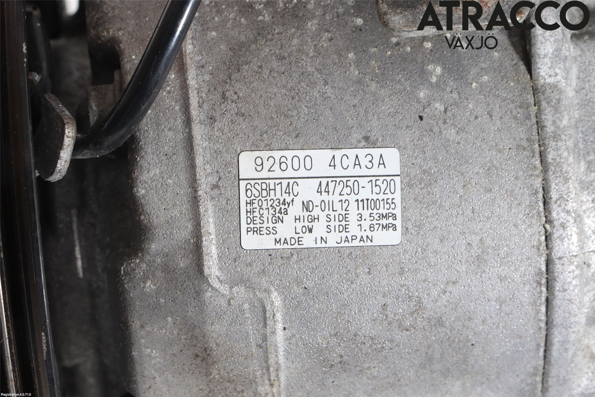 Nissan X-TRAIL 14-21 Varme Ac Kompressor